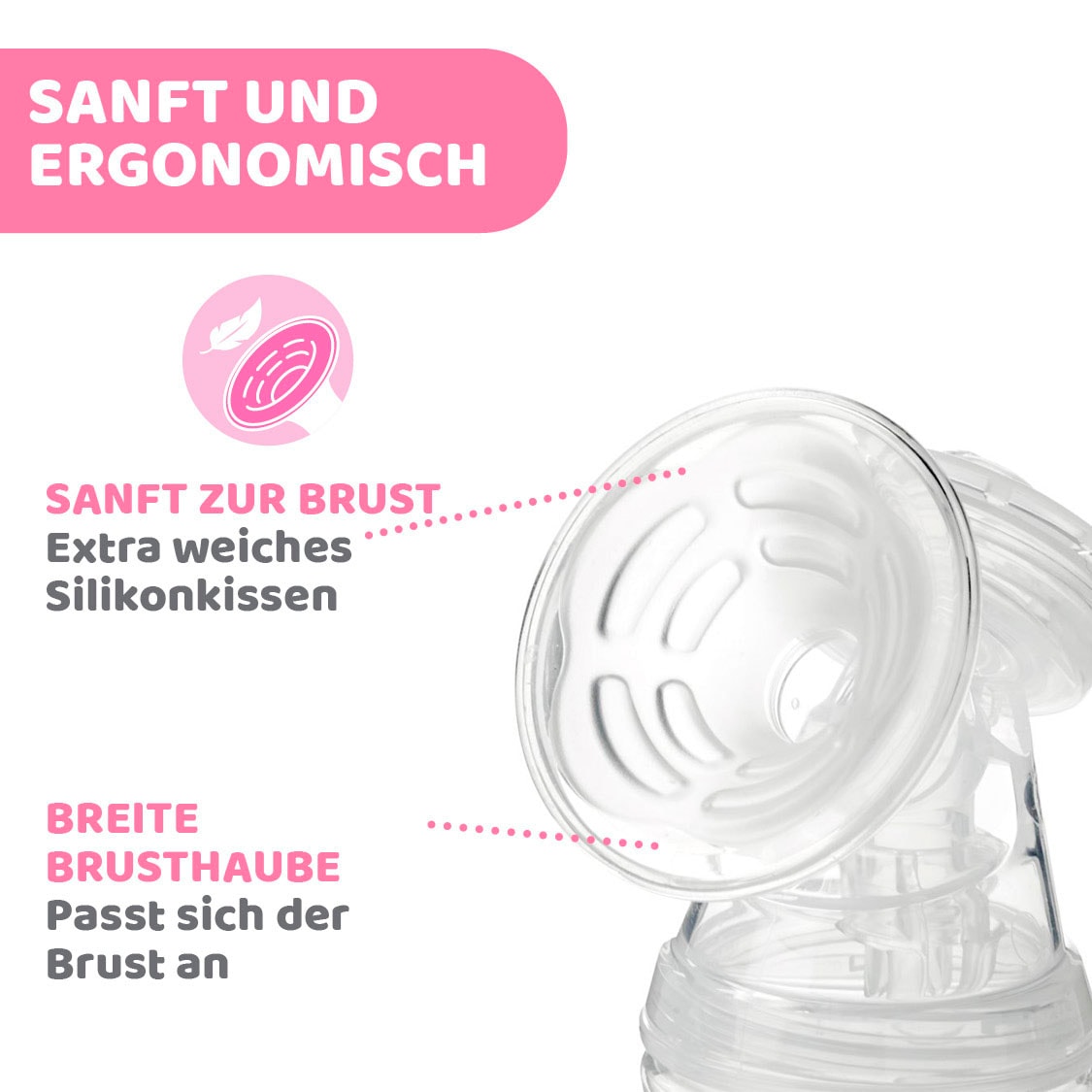 Chicco Elektrische Milchpumpe tragbar