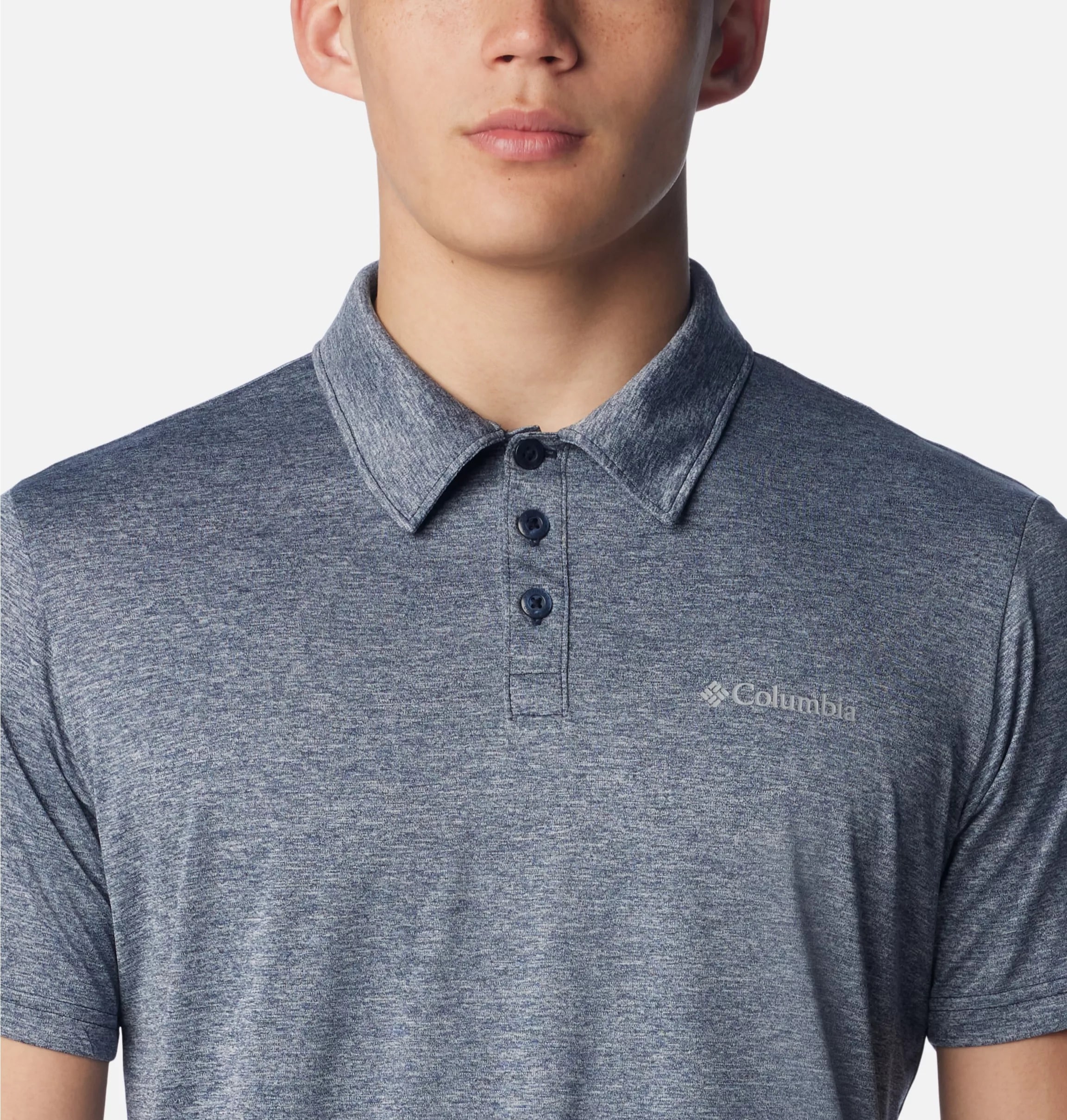 Columbia Polo lockere Passform, Kurzarm, für Wanderungen und aktive Freizeit