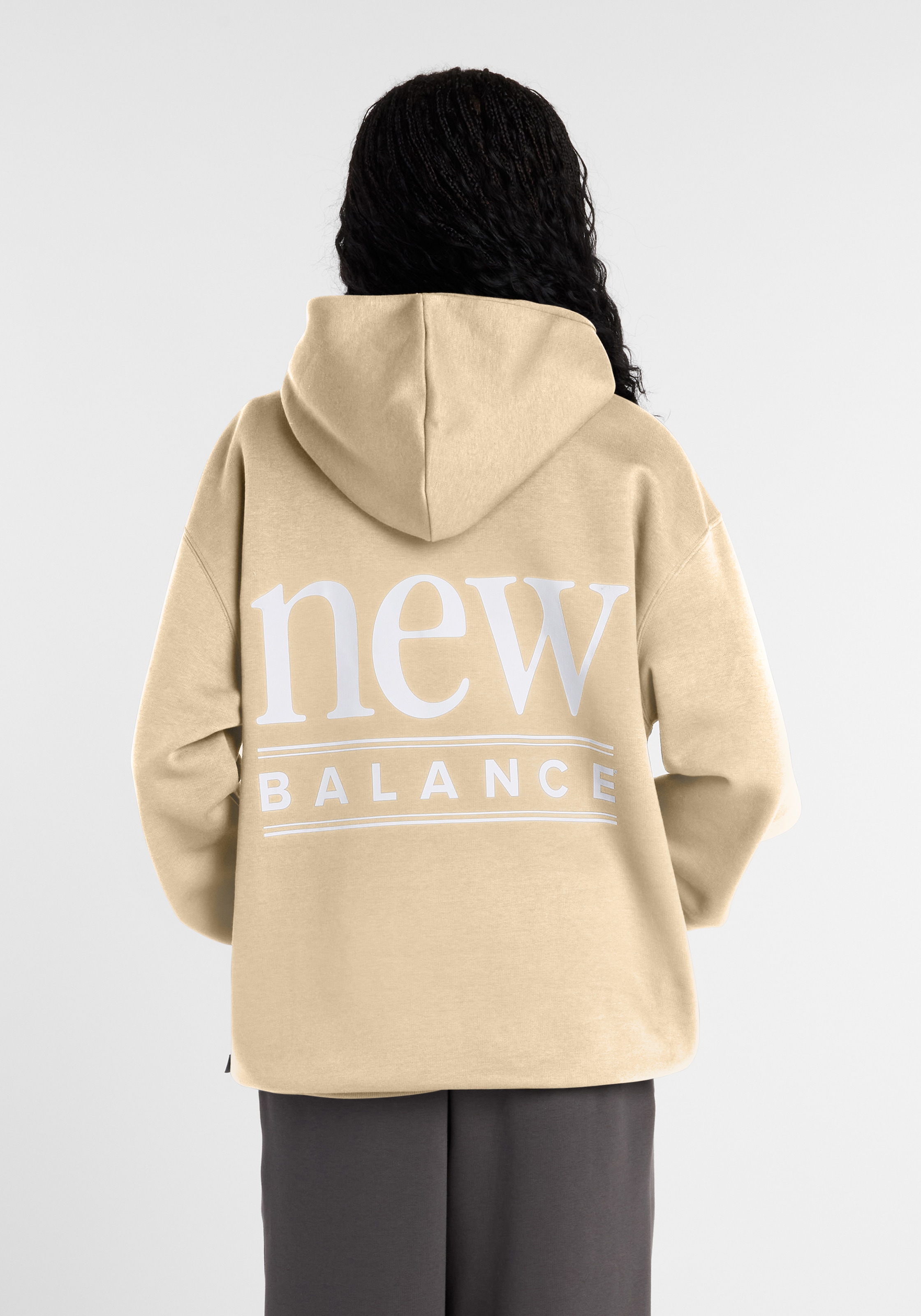 New Balance Sweat à capuche , mit Kapuze, Rundhalsausschnitt, sportlicher Stil
