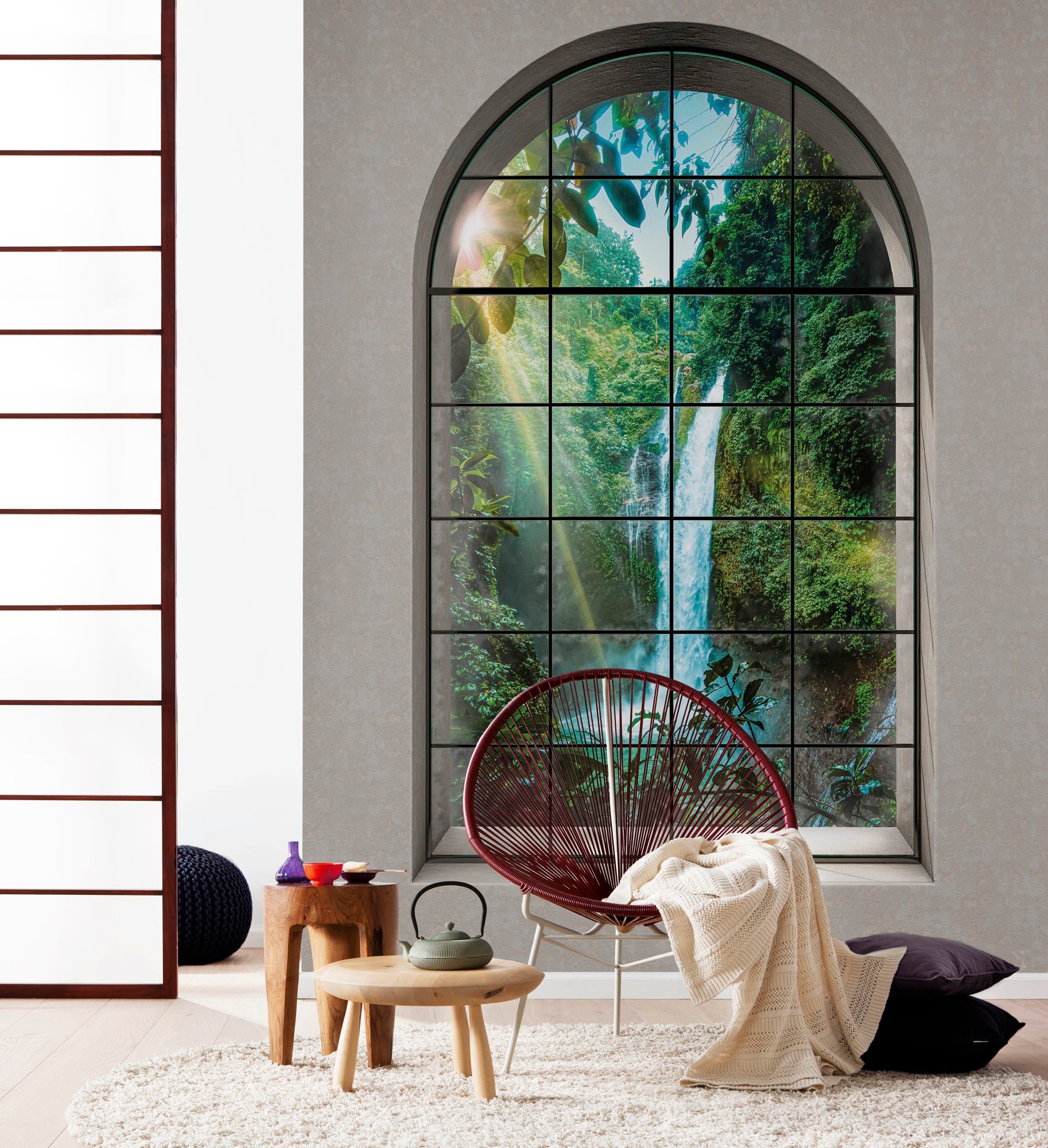 Komar Papier peint intissé »Digitaldruck Vlies -  Rainforest - Grösse 200 x 250 cm« imprimé Wohnzimmer, Schlafzimmer