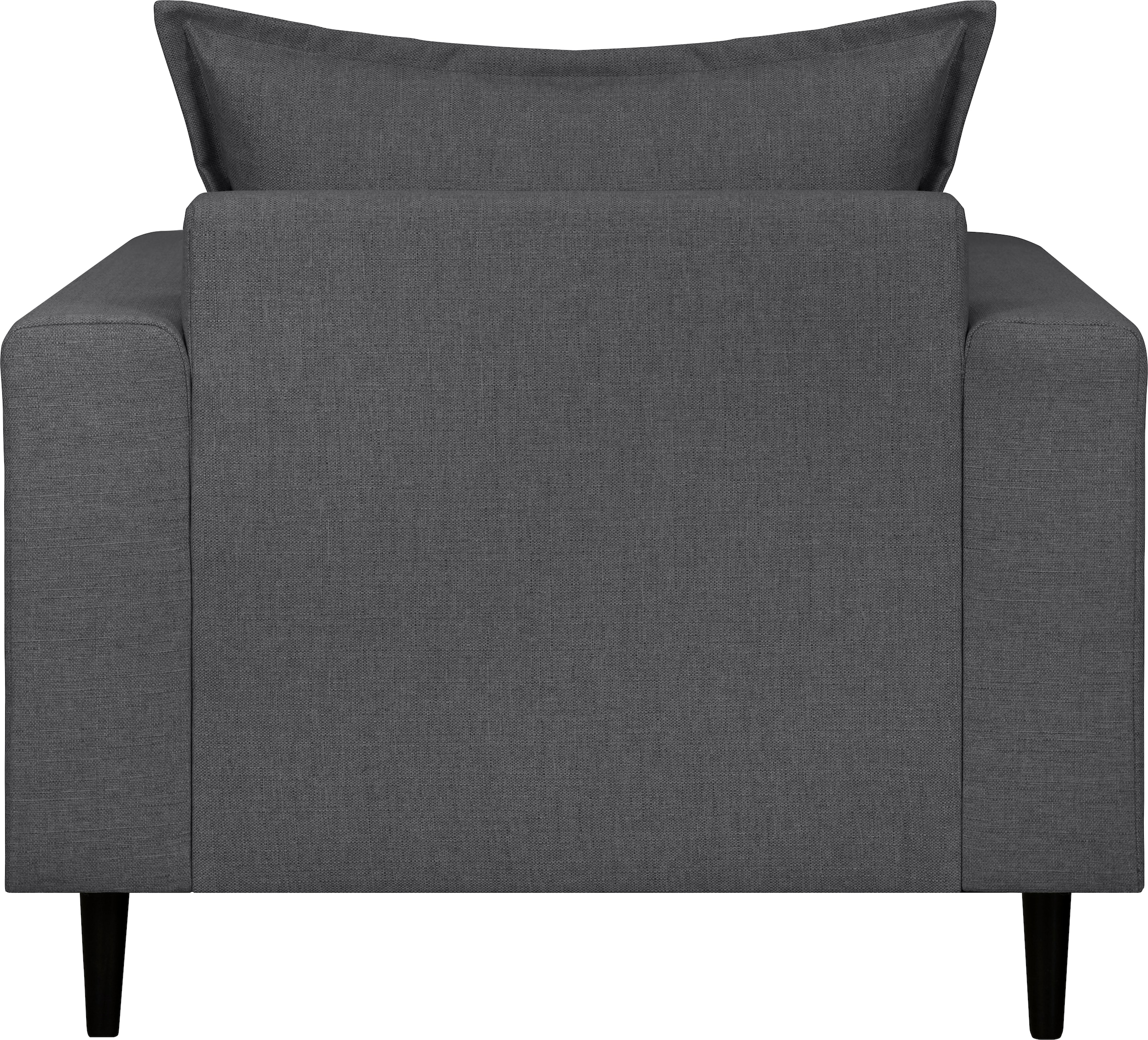 Home affaire Sessel »VEYRAS Loungesessel, Masse B/T/H: 95/84/76 cm« mit Wellenunterfederung, incl. Kissen
