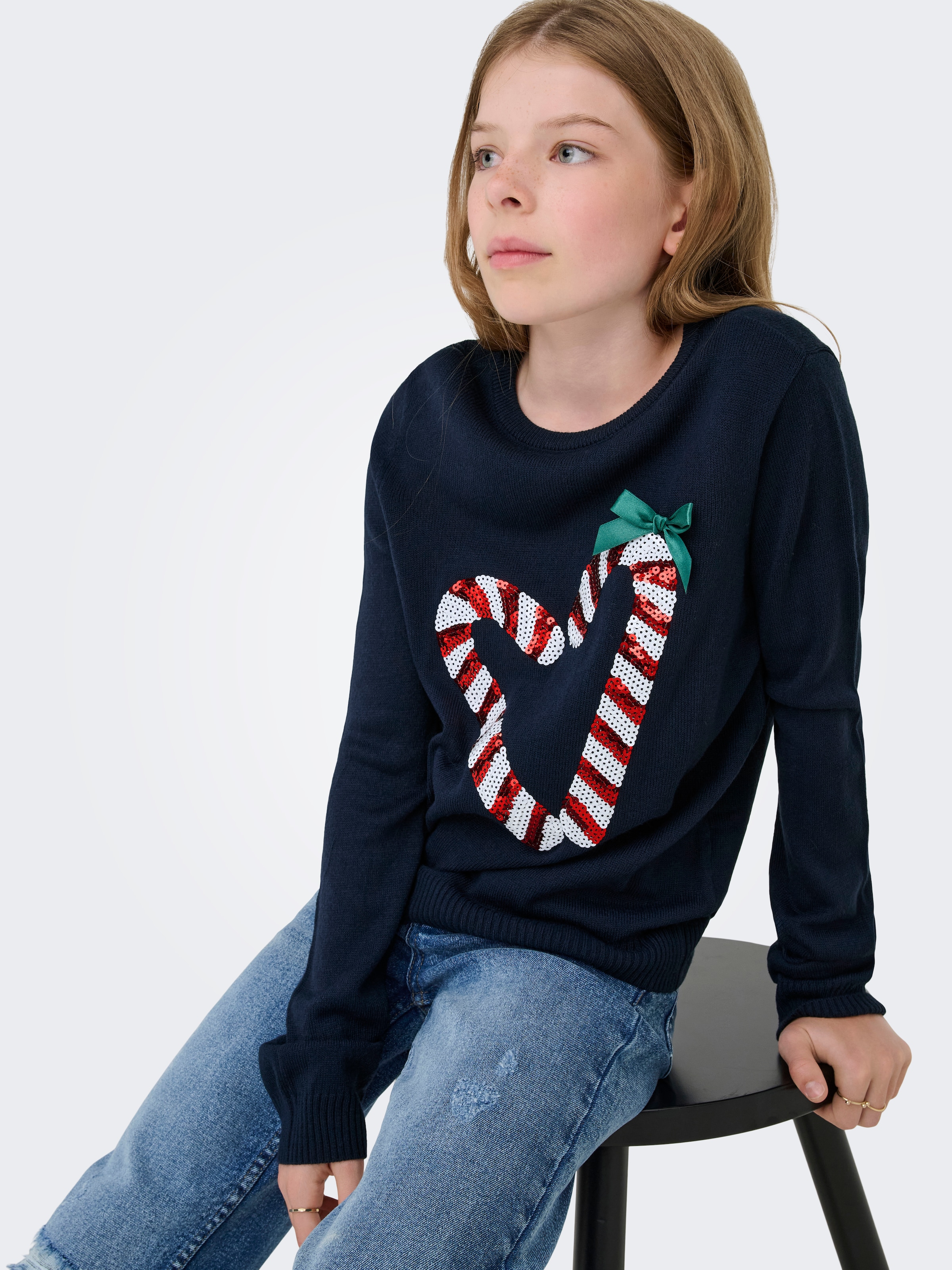 KIDS ONLY Pull de Noël »KOGXMAS SHINE LS ONECK BOX KNT«
