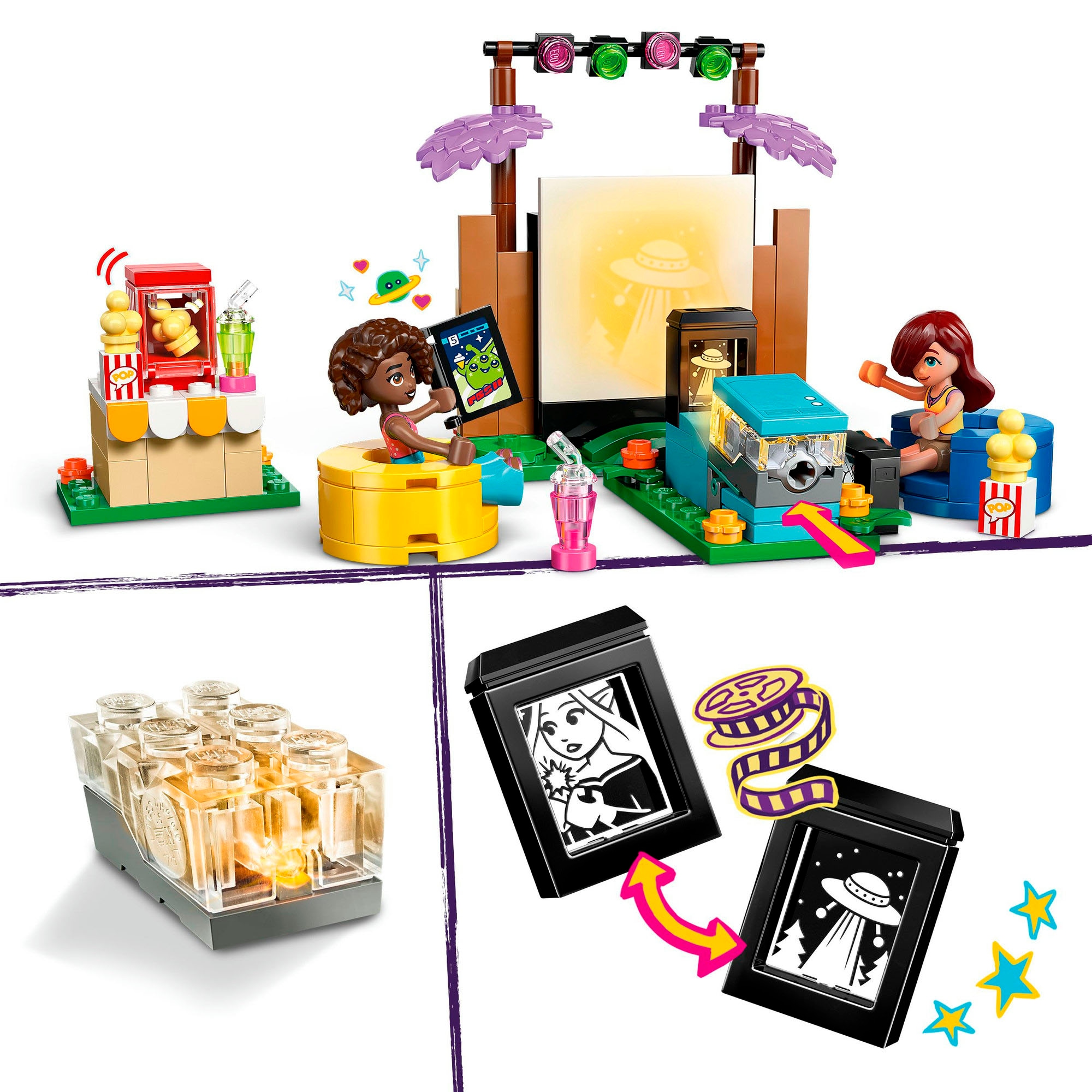 LEGO® Pions de construction »Filmabend mit Freunden (42642), LEGO Friends« Made in Europe