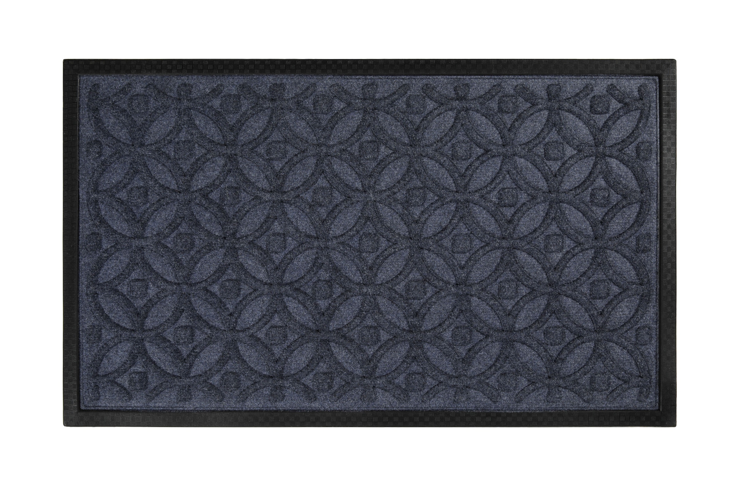 Wecon home Tapis de sol »Midnight Mosaic« Rectangulaire 4 mm Höhe pflegeleicht, rutschfest, Ornamente, Innen & Aussen, Schmutzfangmatte