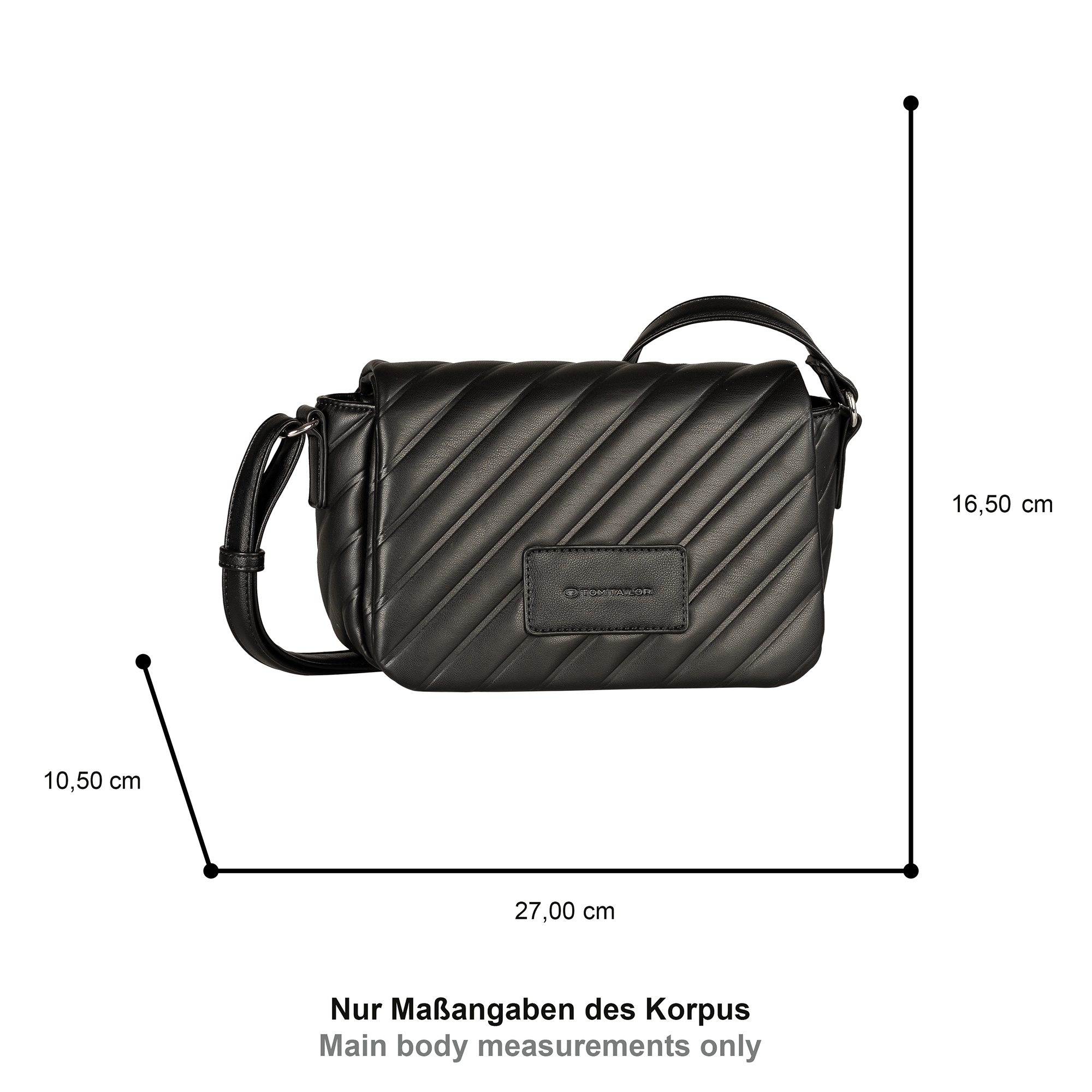 TOM TAILOR Sac à bandoulière »Mirela« doucement matelassé et élégant dans des formats tendance