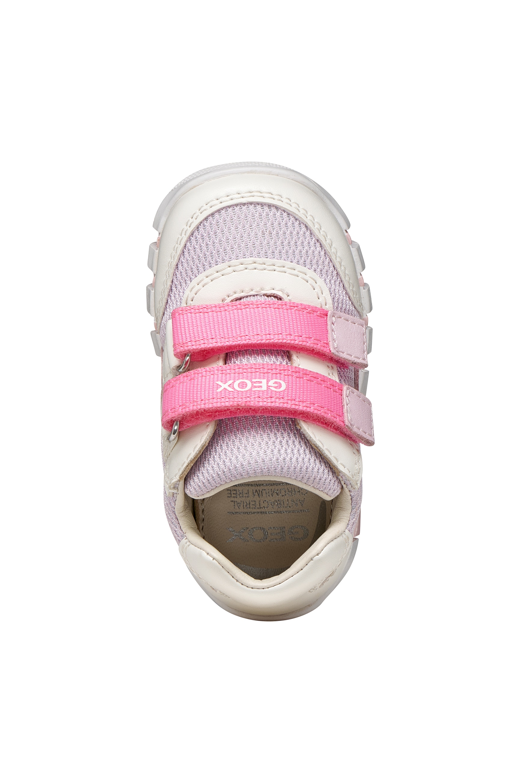 Geox Lauflernschuh »B IUPIDOO GIRL«  Babyschuh im Pastell-Look, Grössenschablone zum Download