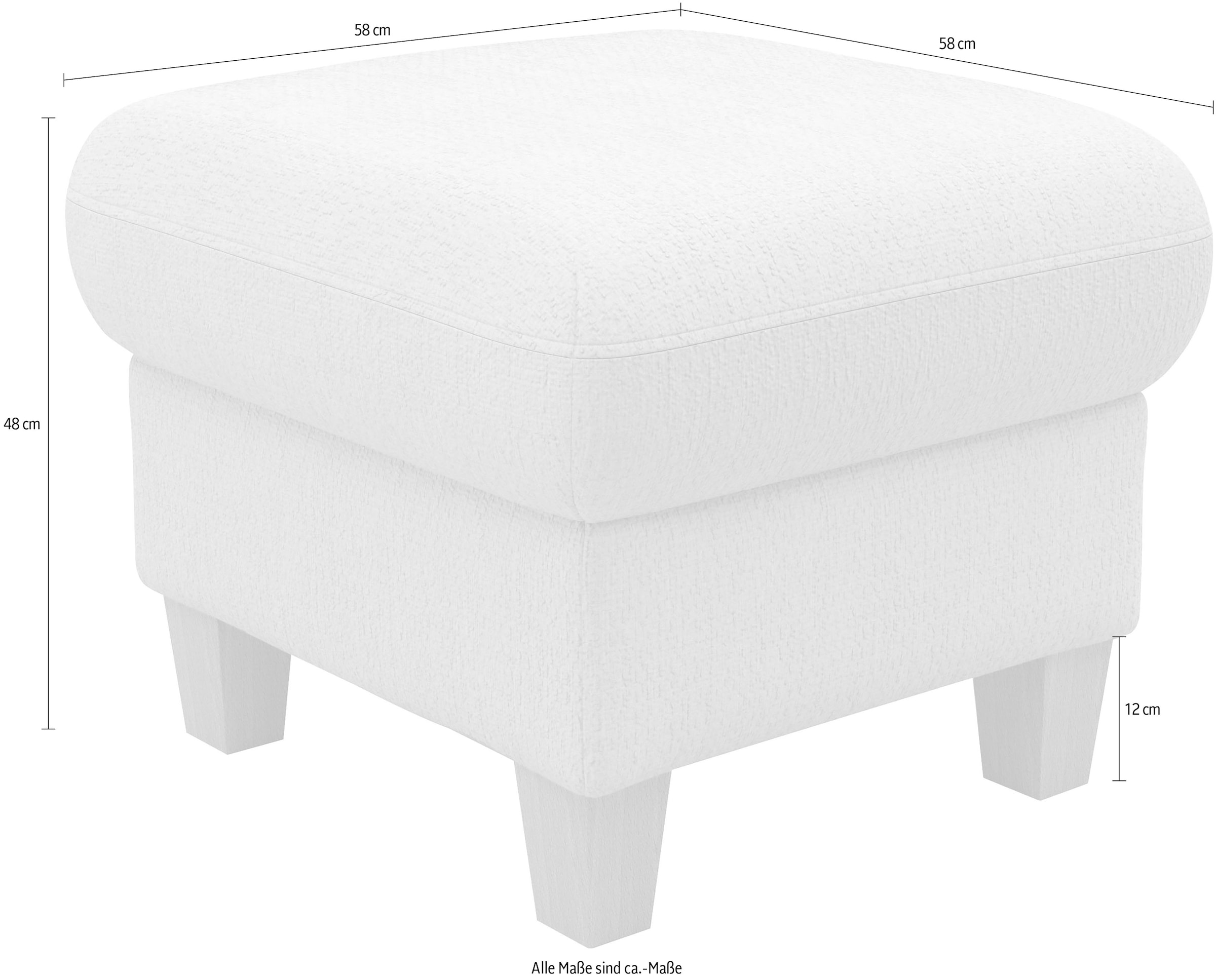 Home affaire Tabouret rembourré »Glendale« mit Stauraum