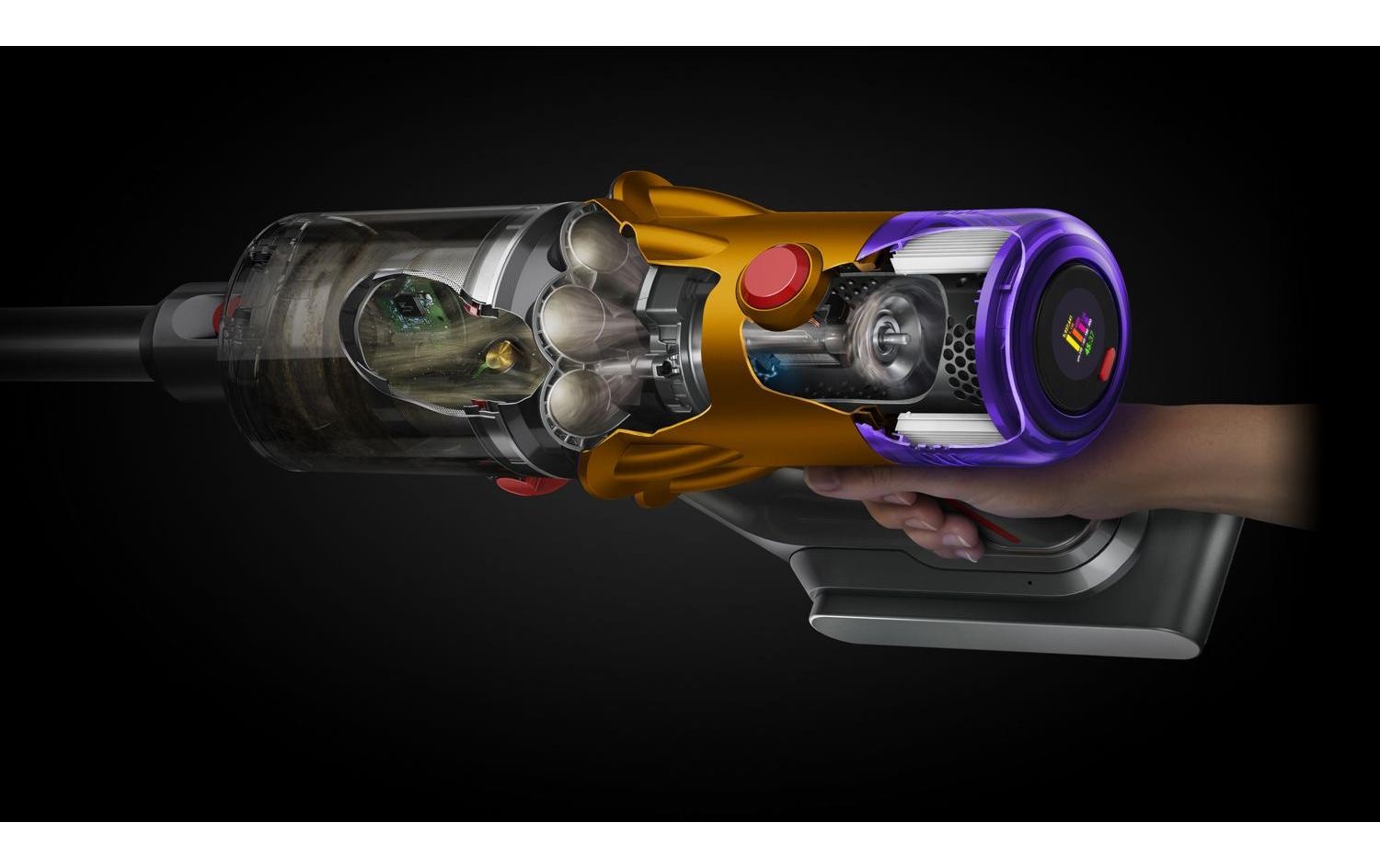 DYSON Aspirateur à main et à manche sans fil »V8 Cyclone« 150 AirWatt, 30 % mehr Leistung. 60 Minuten Laufzeit.