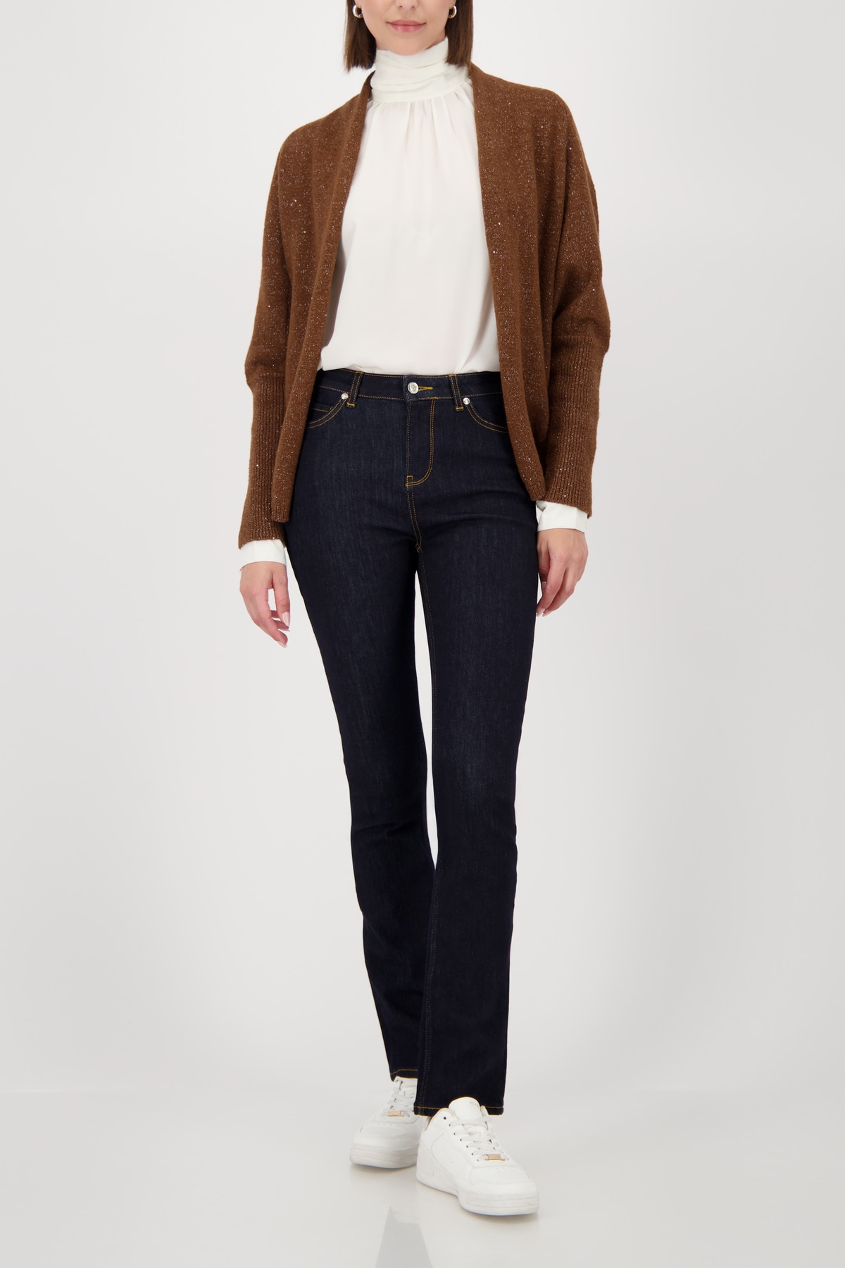 Monari Veste en tricot Regular fit mit Rundhalsausschnitt