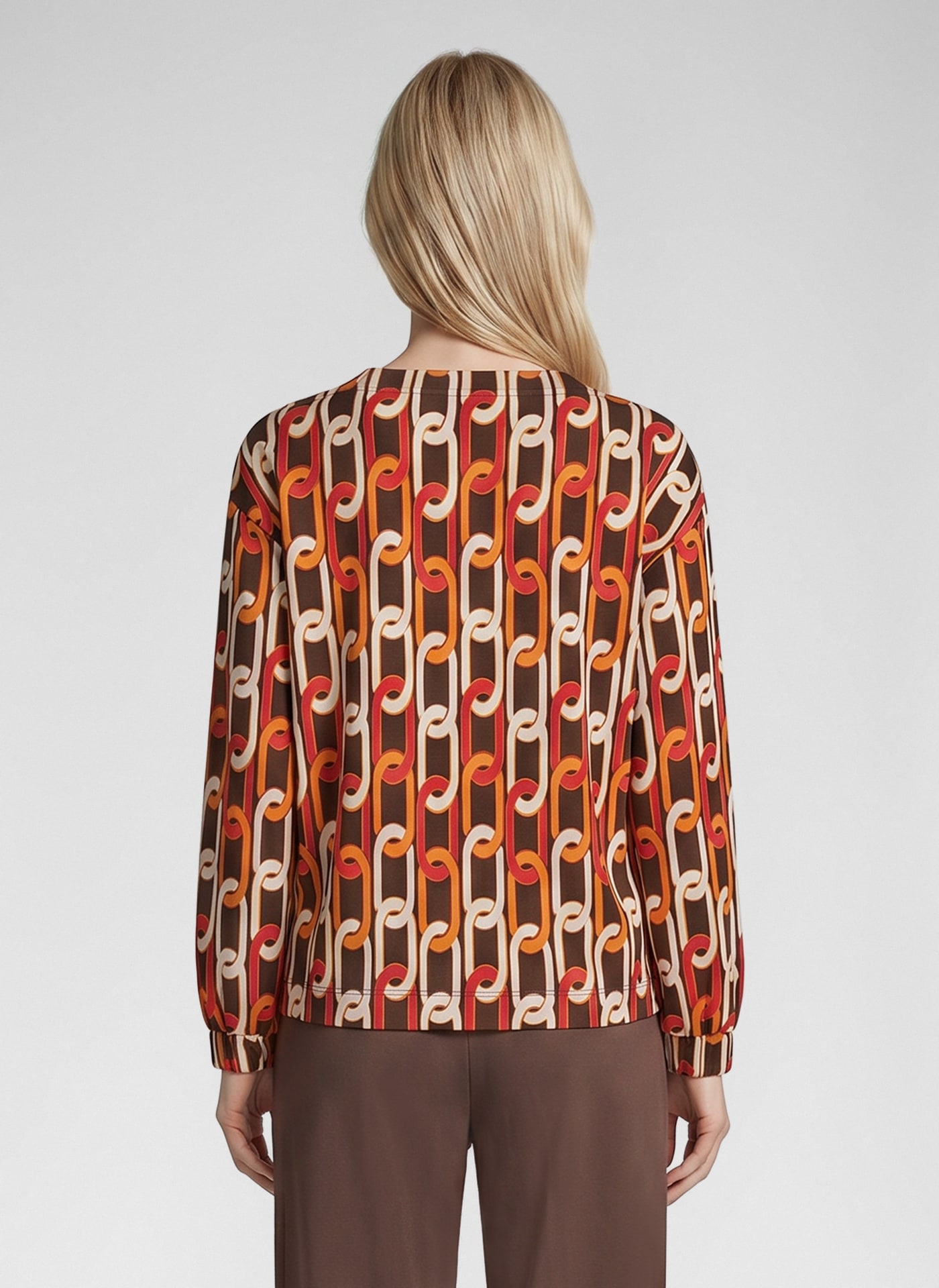 Rabe T-shirt à manches longues avec motif intégral