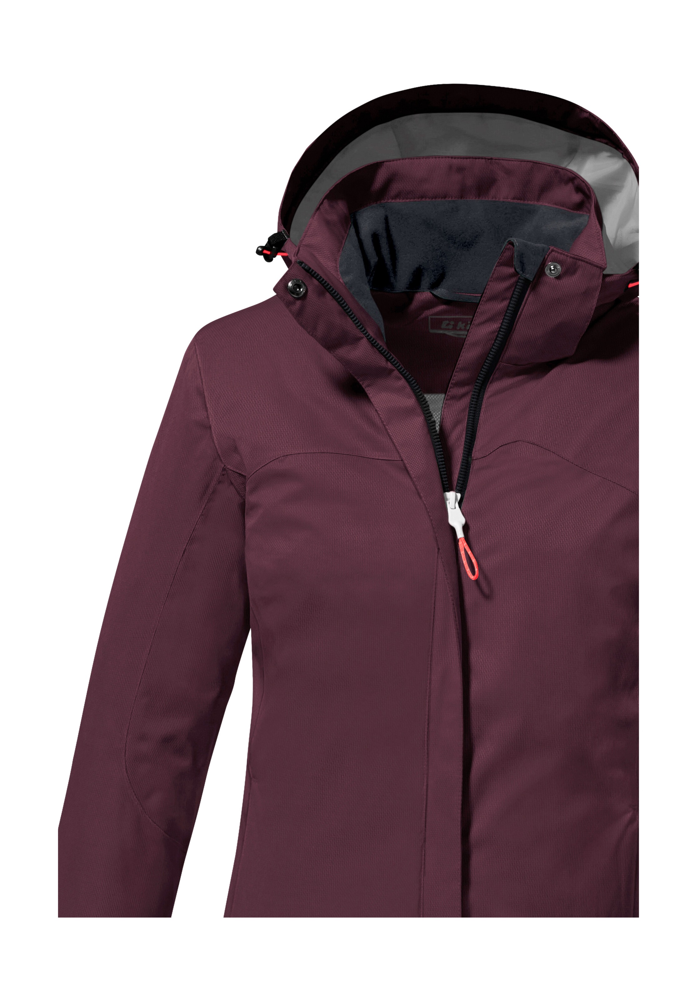 Killtec Funktionsjacke »KOS 133 WMN JCKT« Wasser- und winddichte Damenjacke mit abnehmbarer Kapuze