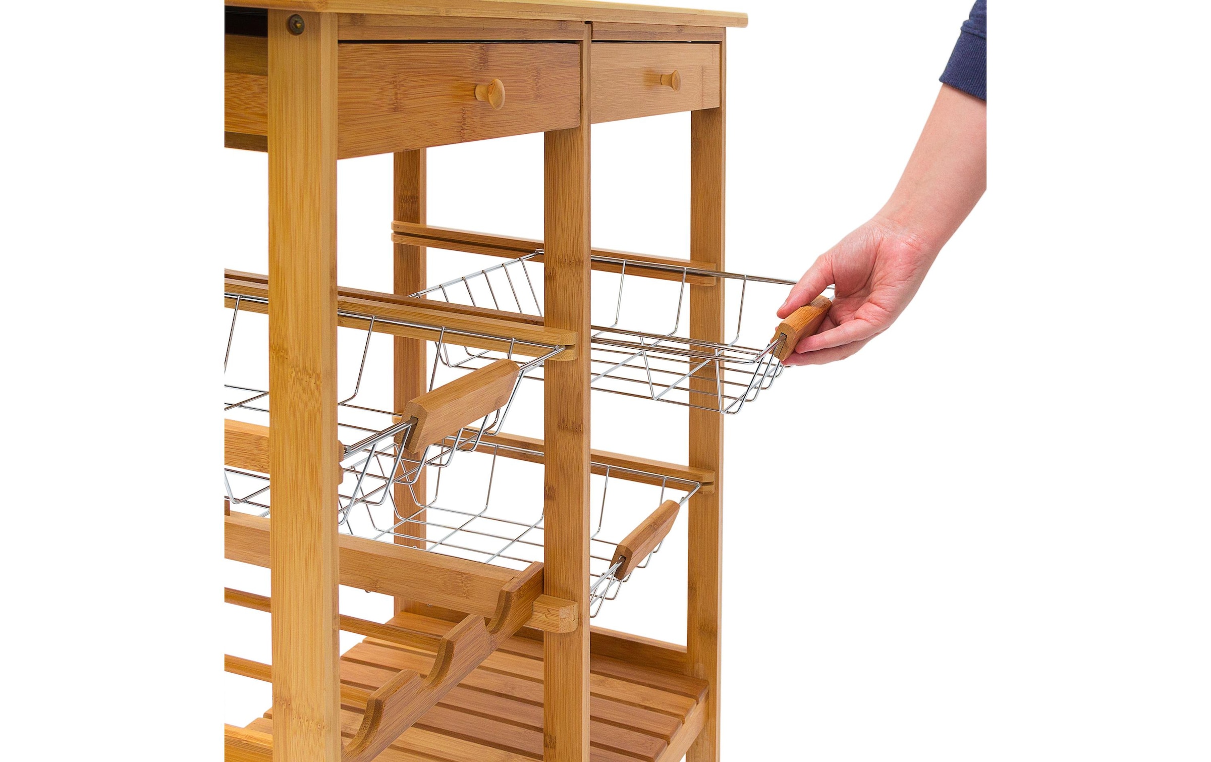 relaxdays Küchenwagen »James XXL 80 x 67 x 37 cm«