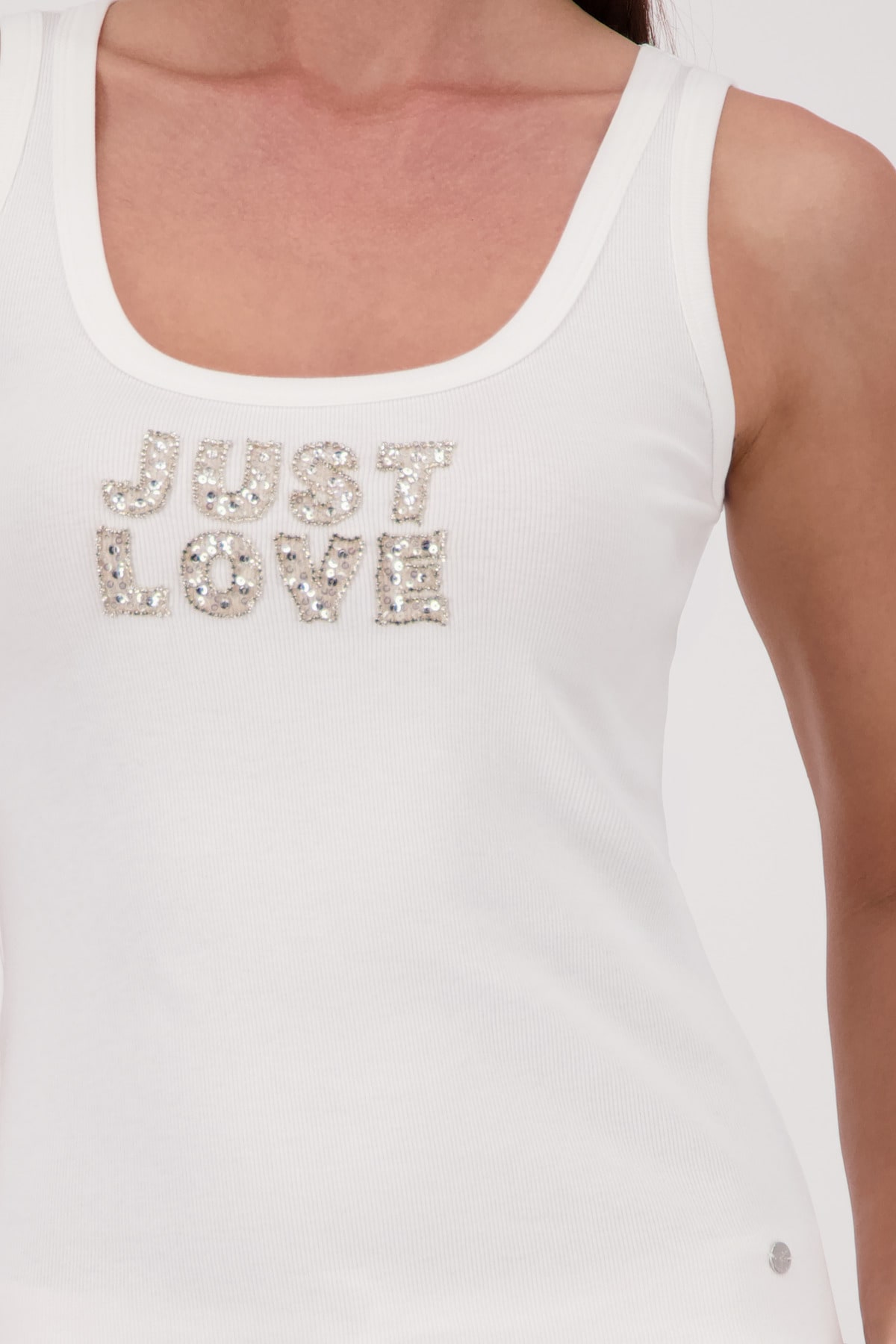 Monari Tanktop »Top Just Love« Regular fit mit Schmuck