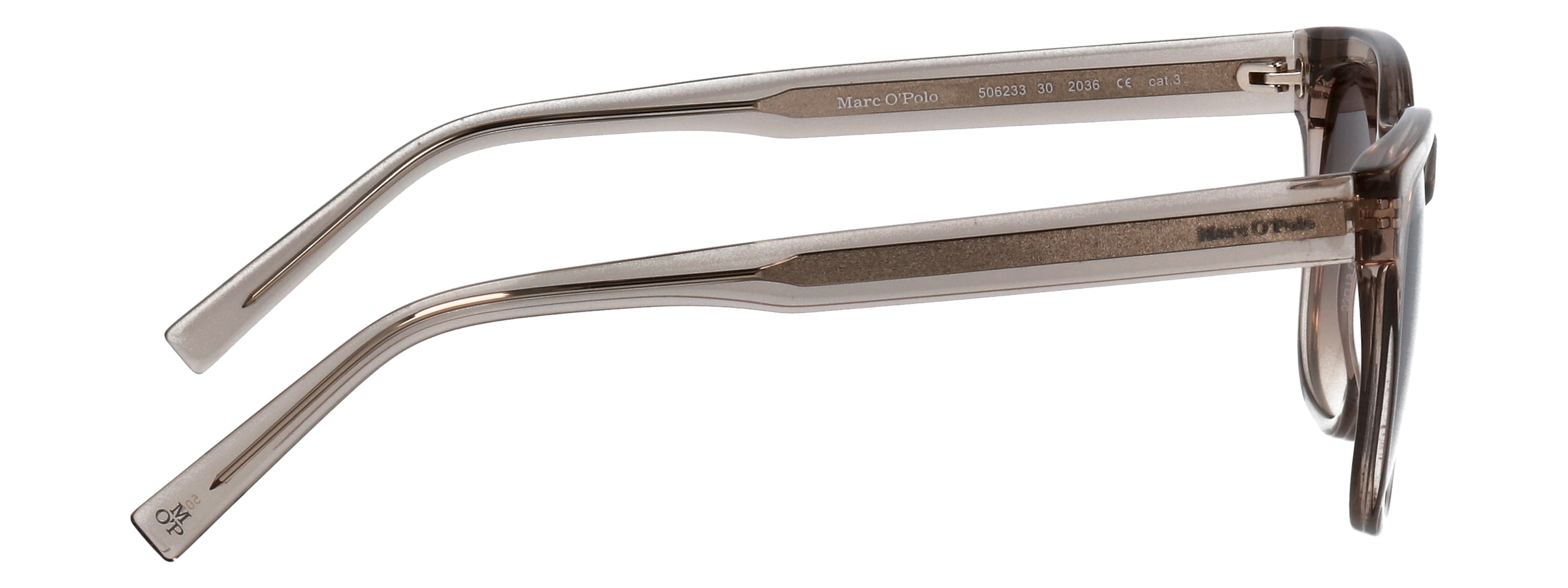 Marc O'Polo Sonnenbrille »Modell 506233« Form Karree/Soft, Logoschriftzug auf Bügel, Kunststofffassung