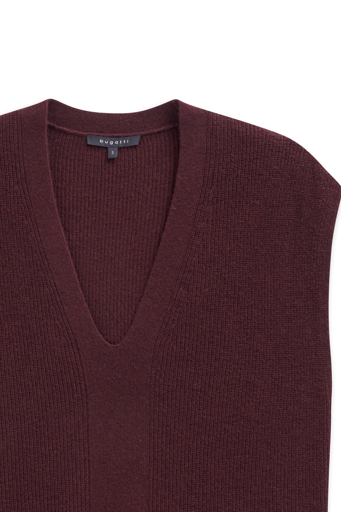 bugatti Pull-over »Kaschmir-Mix« mit V-Ausschnitt vielseitig kombinierbar
