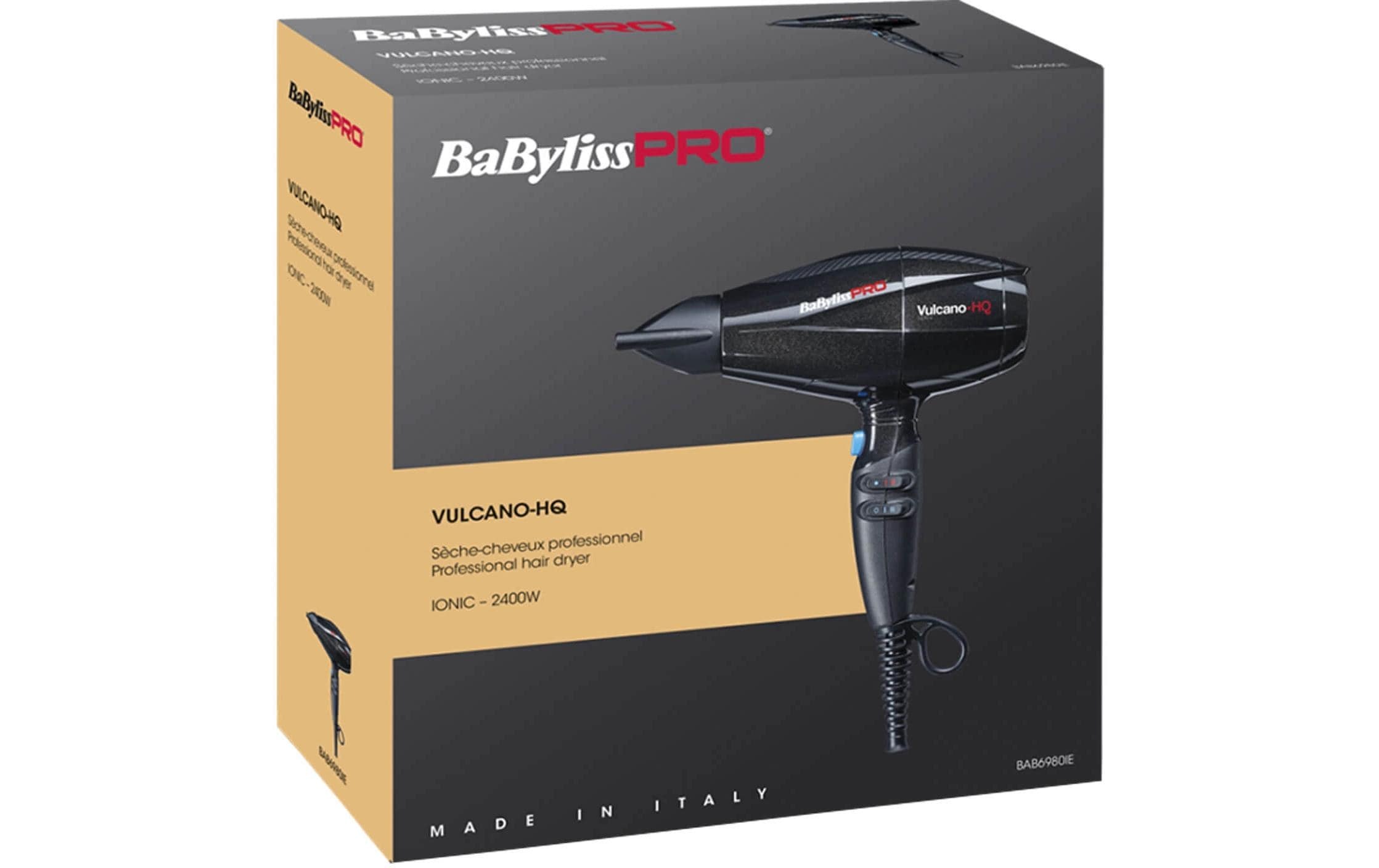 BaByliss Haartrockner »Vulcano-HQ BAB6980IE« Ionentechnologie, mit Kaltstufe