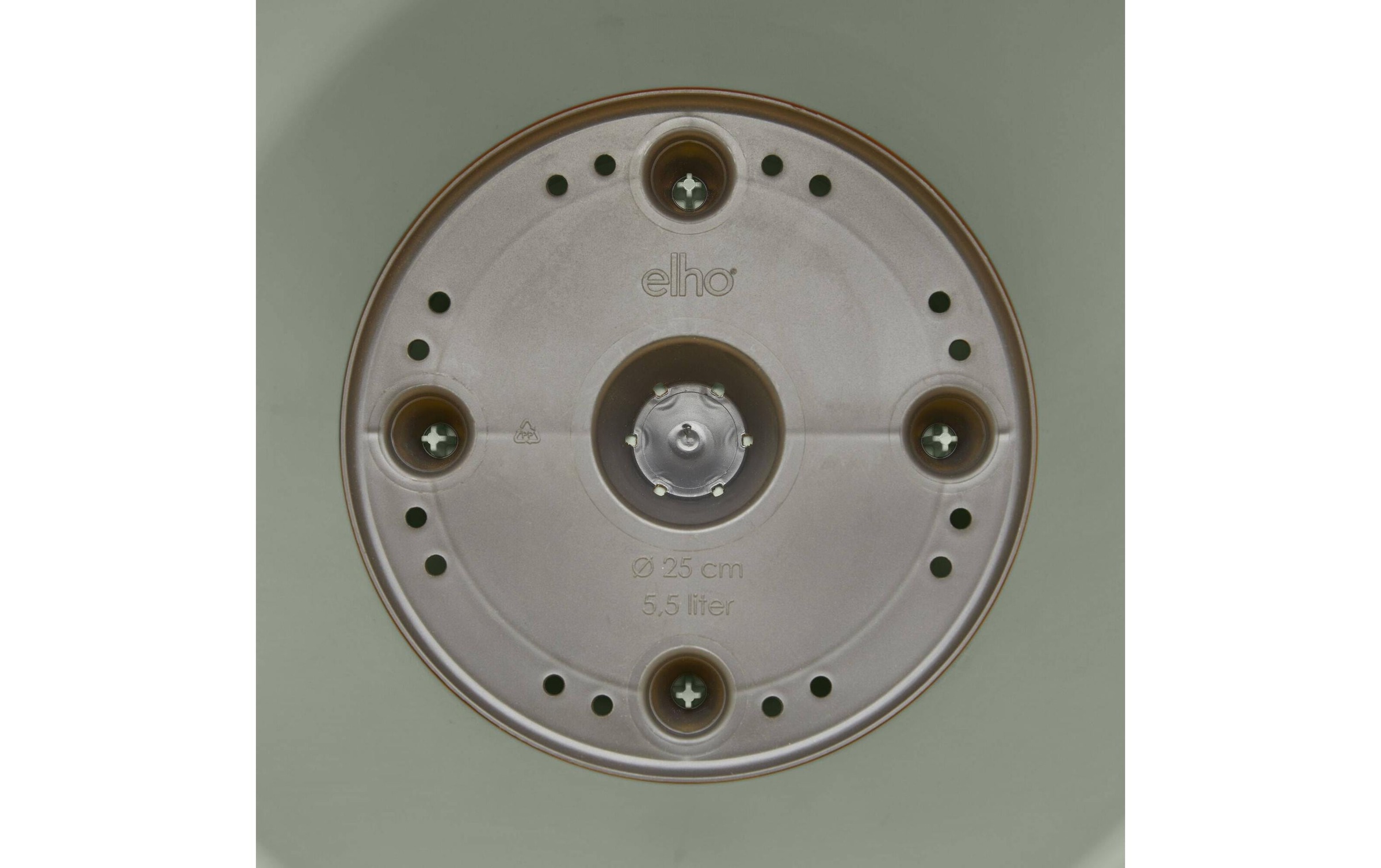 Elho Pot de fleurs »Loft Urban Rund Rollen 40 cm«