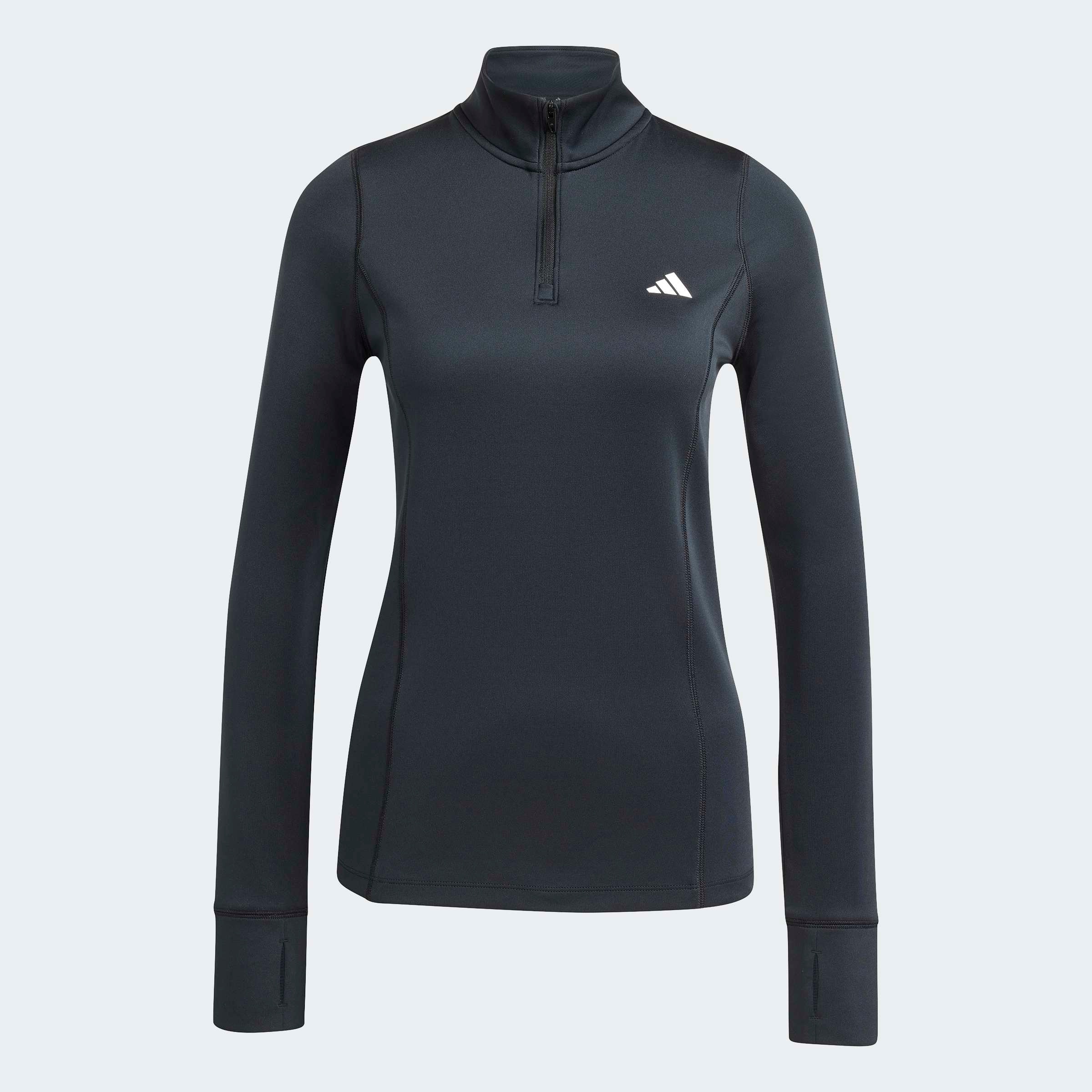adidas Performance Rollkragenpullover »WORKOUT ESSENTIALS 1/4 ZIP COVER UP« mit Reissverschluss, für Sportmode und Streetwear, sportlicher Stil