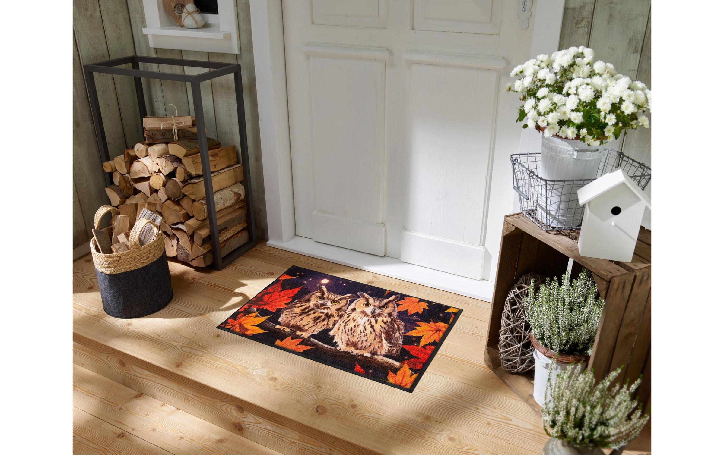 wash+dry by Kleen-Tex Tapis de sol »Night Owls 50 cm x 75 cm«