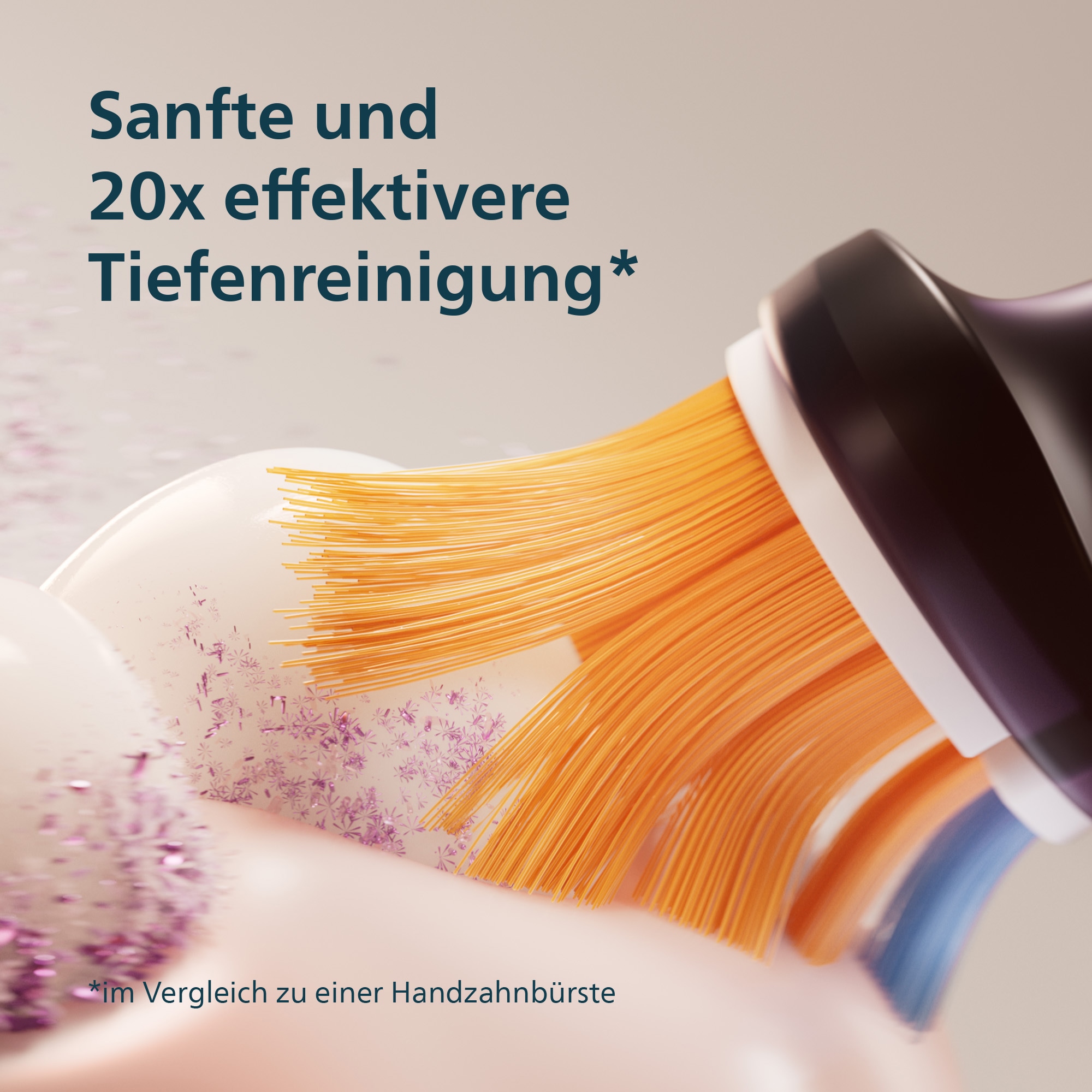 Philips Sonicare Brosse à dents électrique »DiamondClean Prestige 9900 HX9992« 2 cuis Aufsteckbürsten mit integriertem Drucksensor, 5 Putzprogramme, inkl. Ladeetui