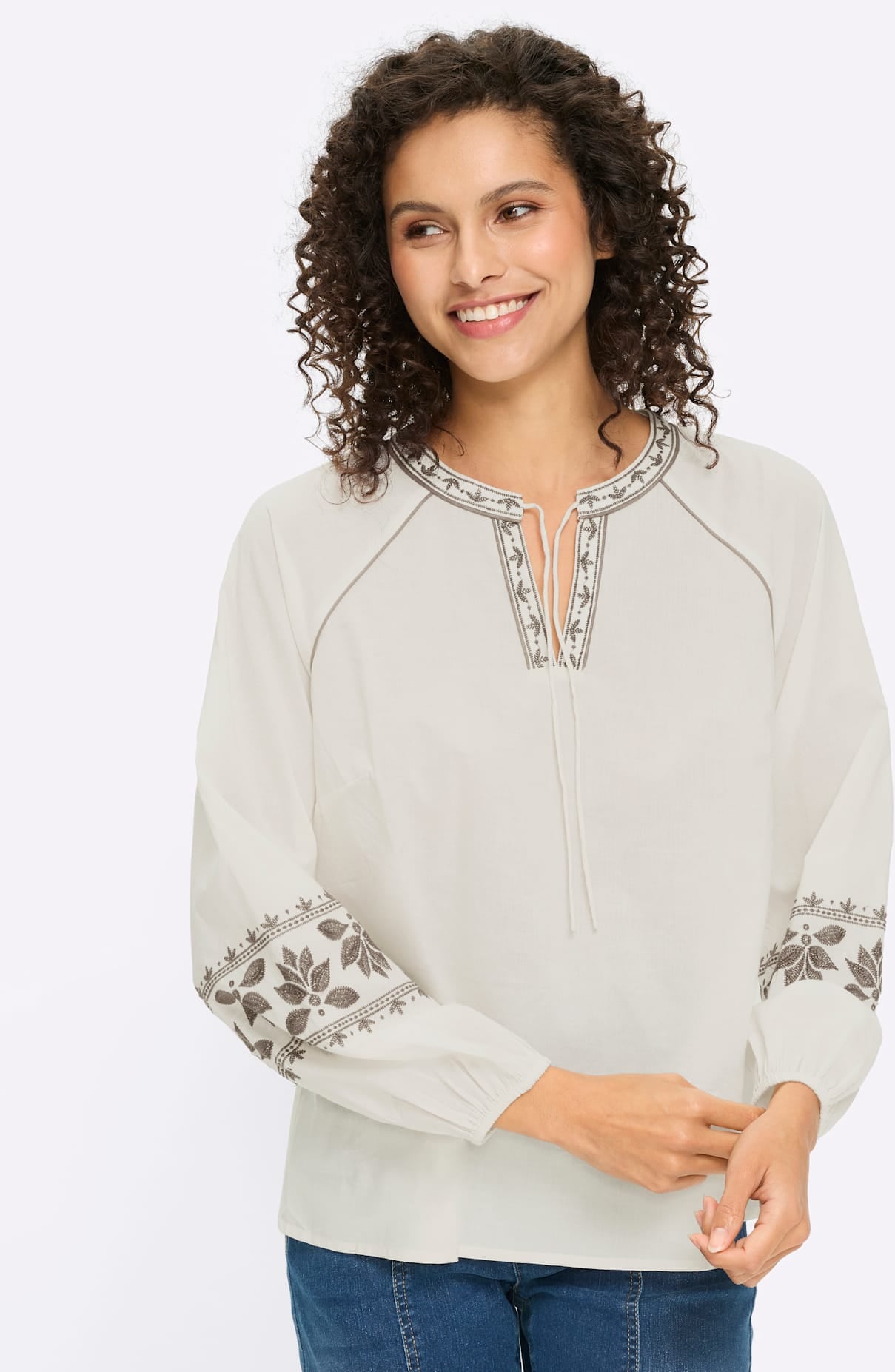 heine Blouse à manches longues