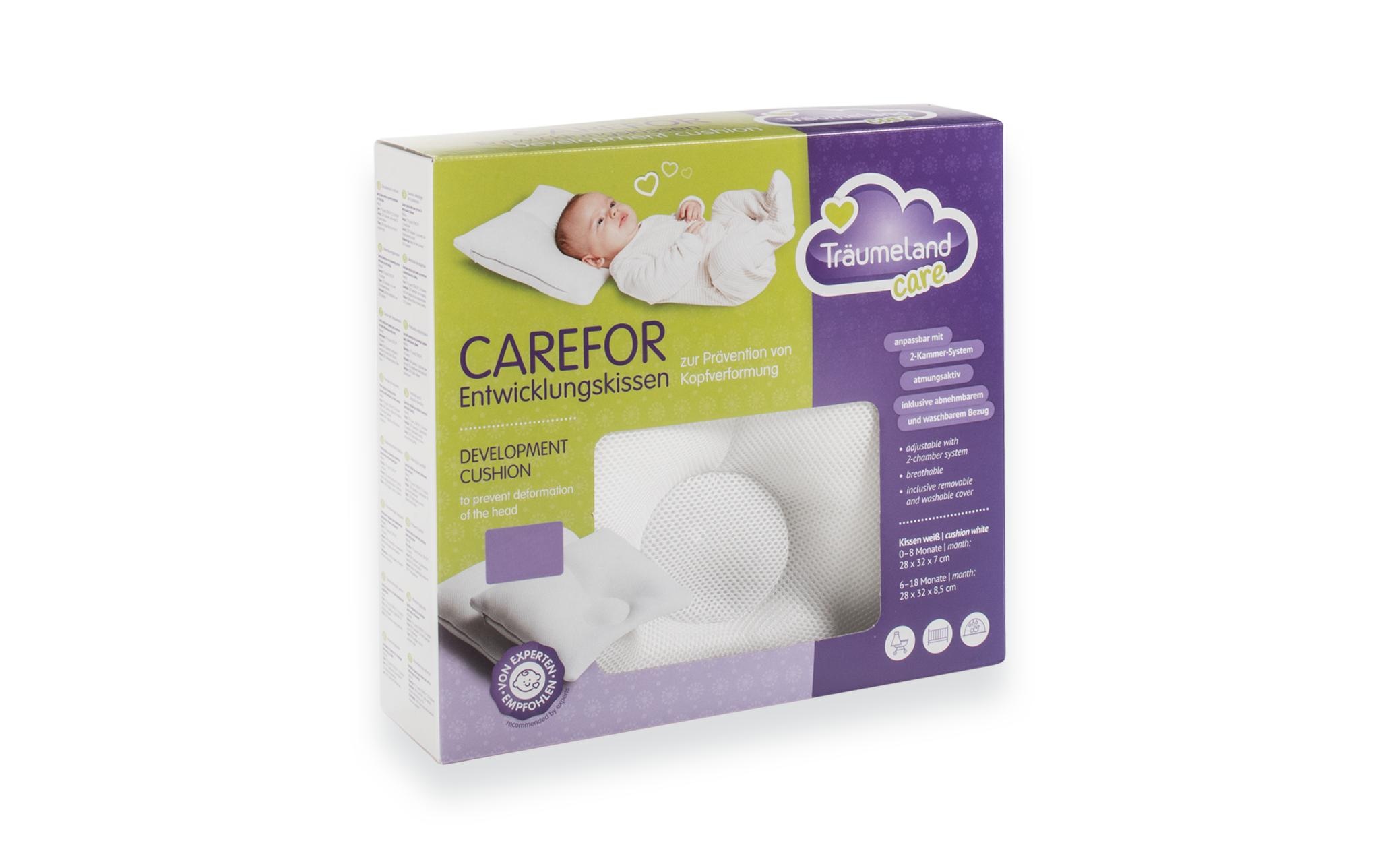 Träumeland Kopfkissen »Carefor Maxi Weiss 26 x 28 x 7 cm« 1 Stk. tlg.