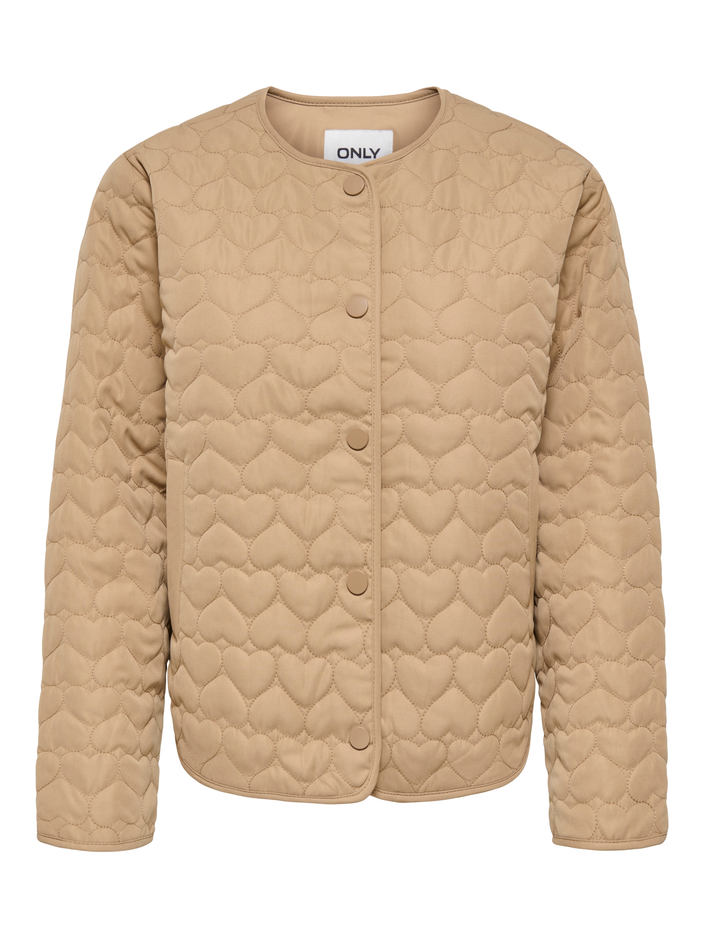 ONLY Veste matelassée »ONLHEART LIFE QUILTED JACKET NOOS OTW« avec motif matelassé en forme de petits cœurs