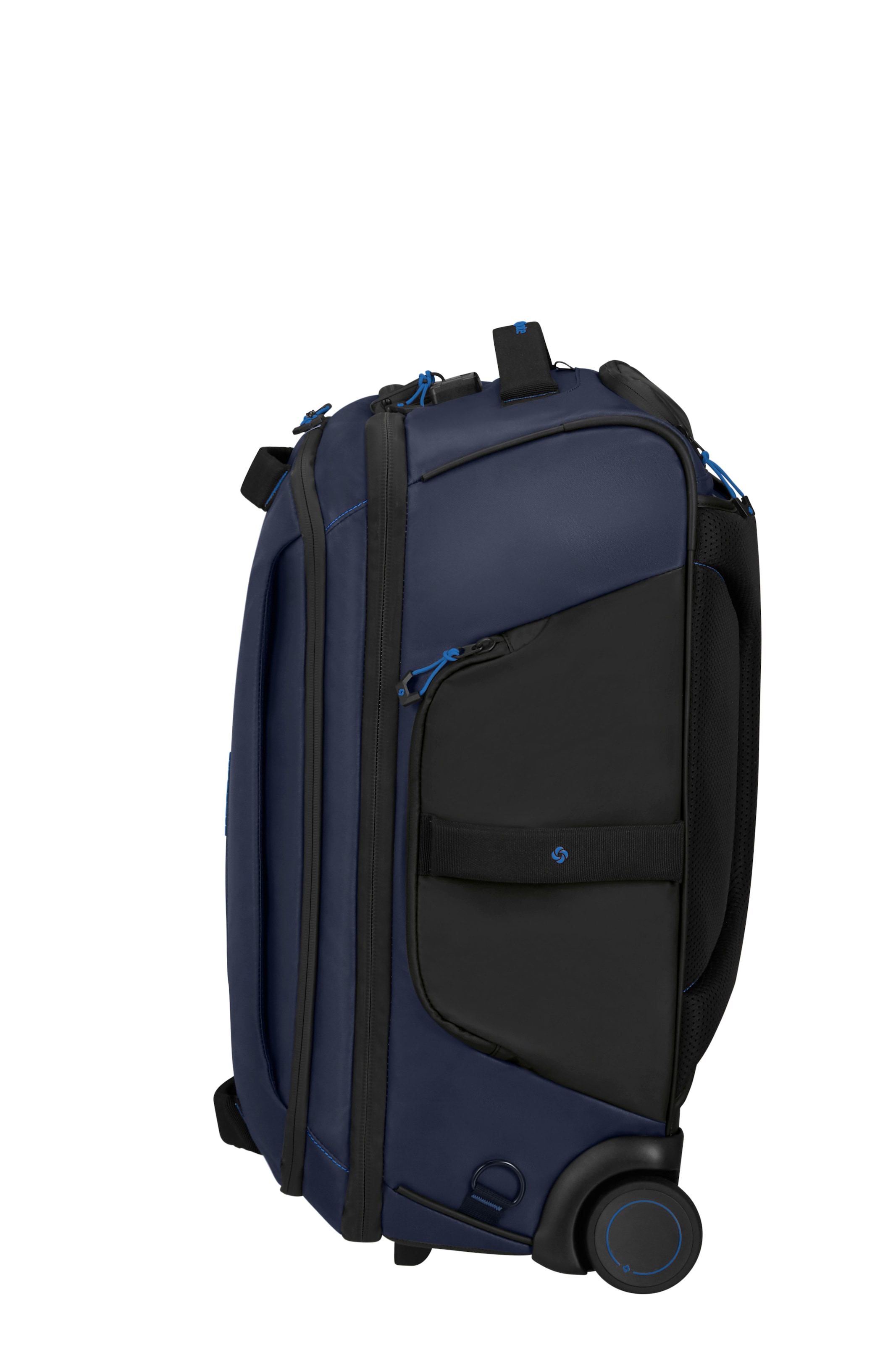 Samsonite Trolley à bagages souples »Prodiver 55« 51 litre 2 Rollen en nylon robuste, avec poche latérale pratique, avec housse de pluie