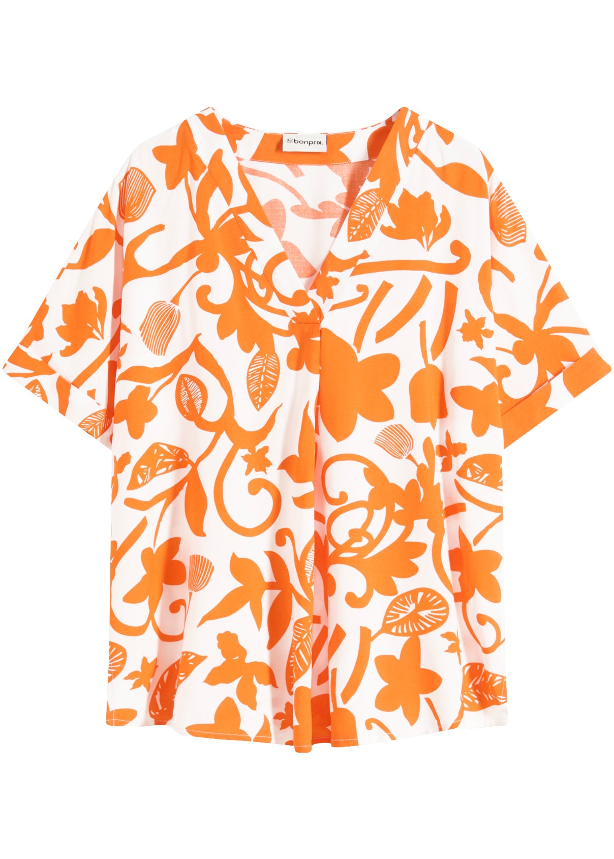 bonprix Tunique avec imprimé floral, en viscose fluide