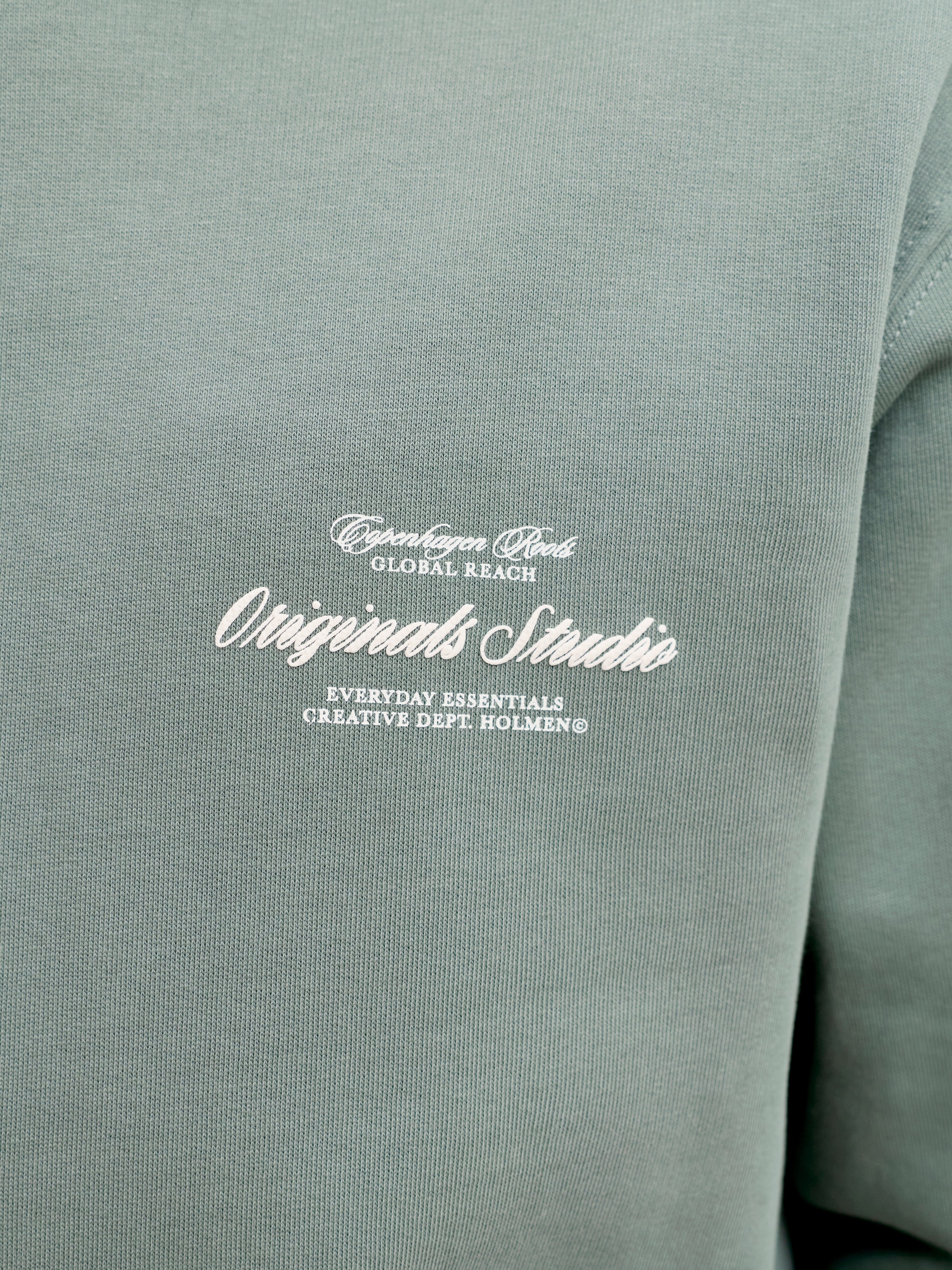 Jack & Jones PlusSize Kapuzensweatshirt »JORNORREBRO TYPO BACK SWEAT HOOD PLS«, Baumwollmischung, regular fit
