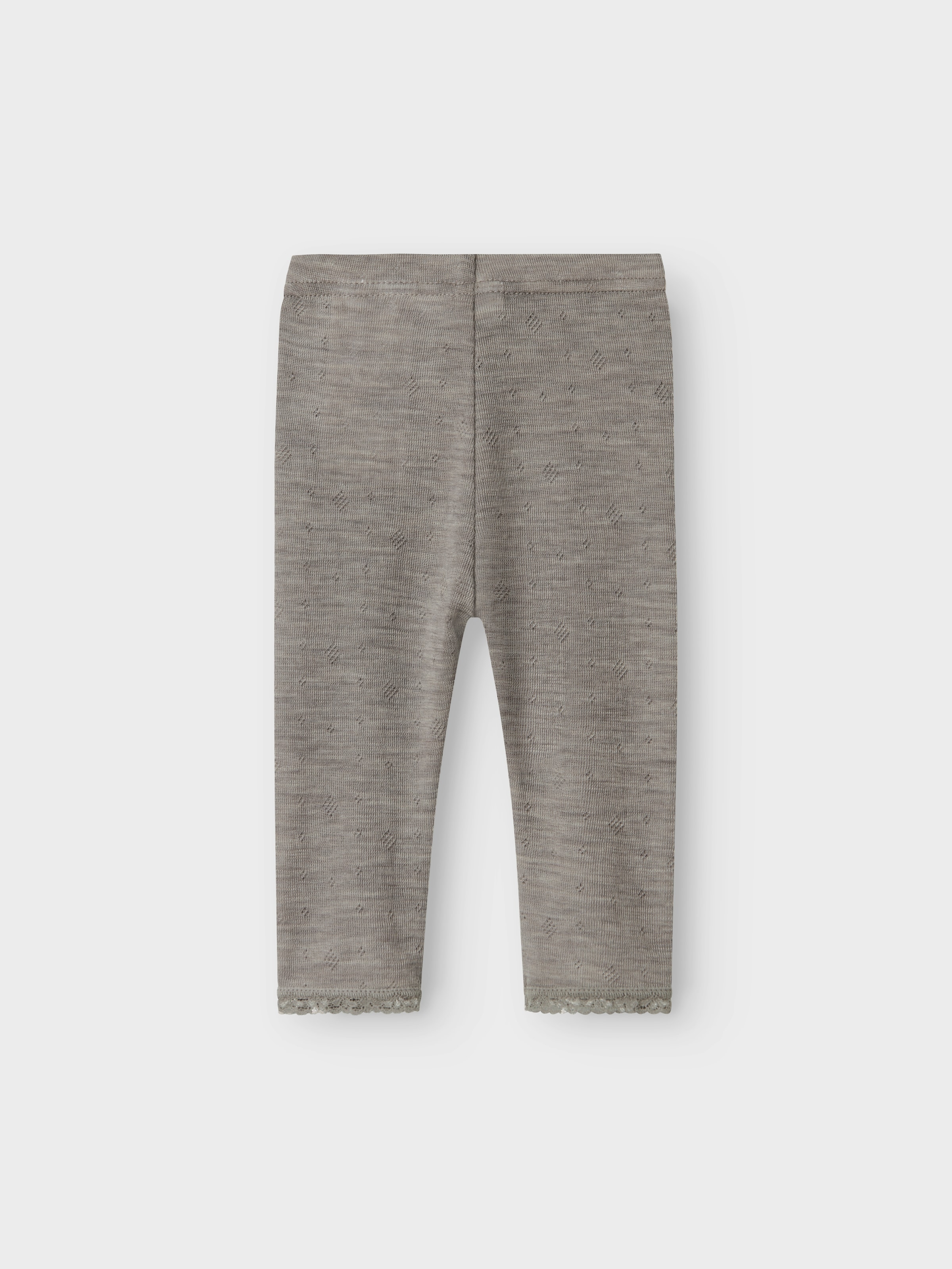 Name It Leggings »NBFWANG WOOL NEEDLE LEGGING SOLID NOOS«  laine, coupe slim