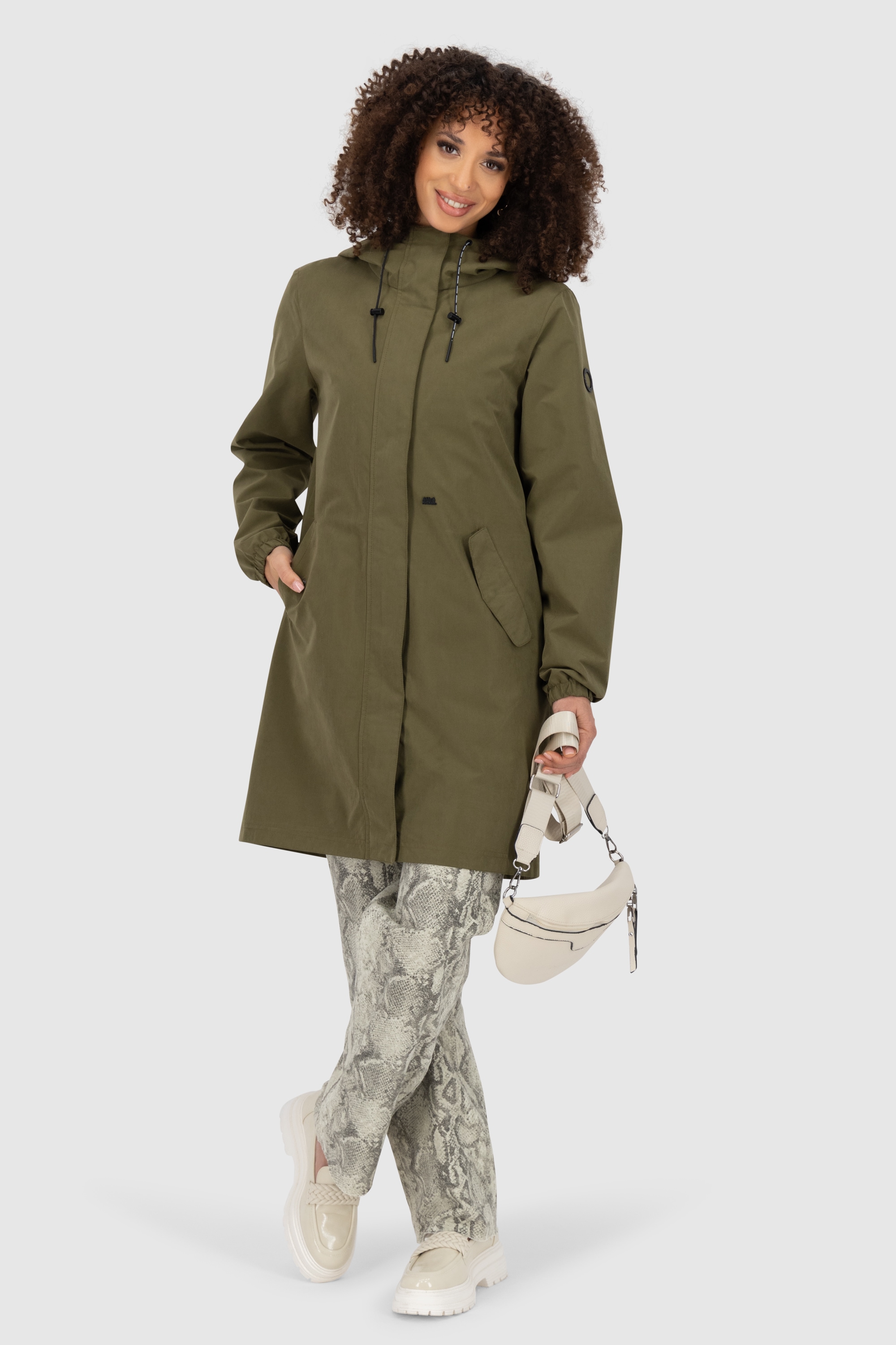 Alife & Kickin Parka »FrizziAKA« mit Kapuze mit Kapuze und Klappentaschen