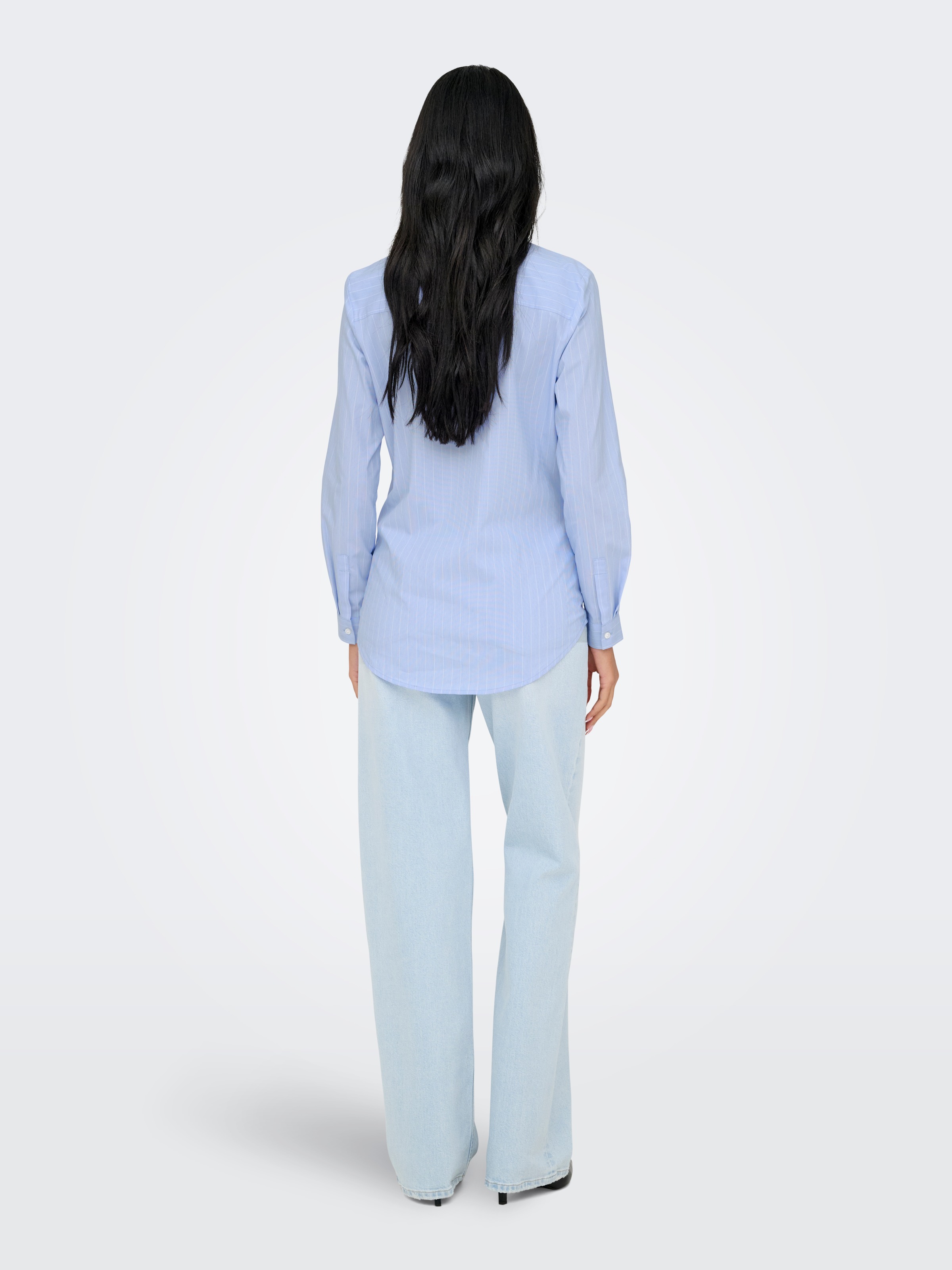 JDY Blouse chemise »JDYMIO L/S SHIRT WVN NOOS« mélange coton, coupe régulière