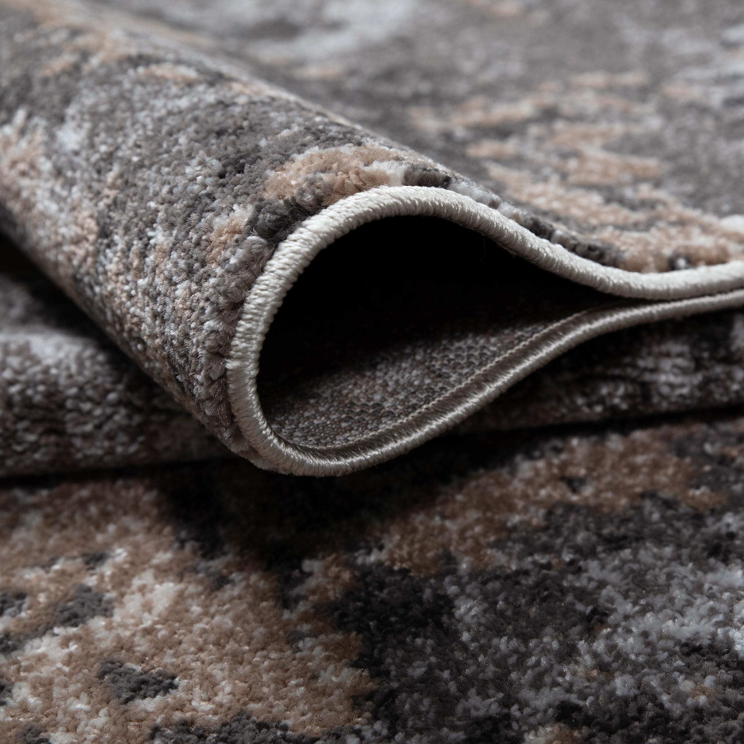 GOODproduct Teppich »Janory, Marmor-Optik« rechteckig 9 mm Höhe mit besonders weichem Flor, Kurzflor, modernes Design