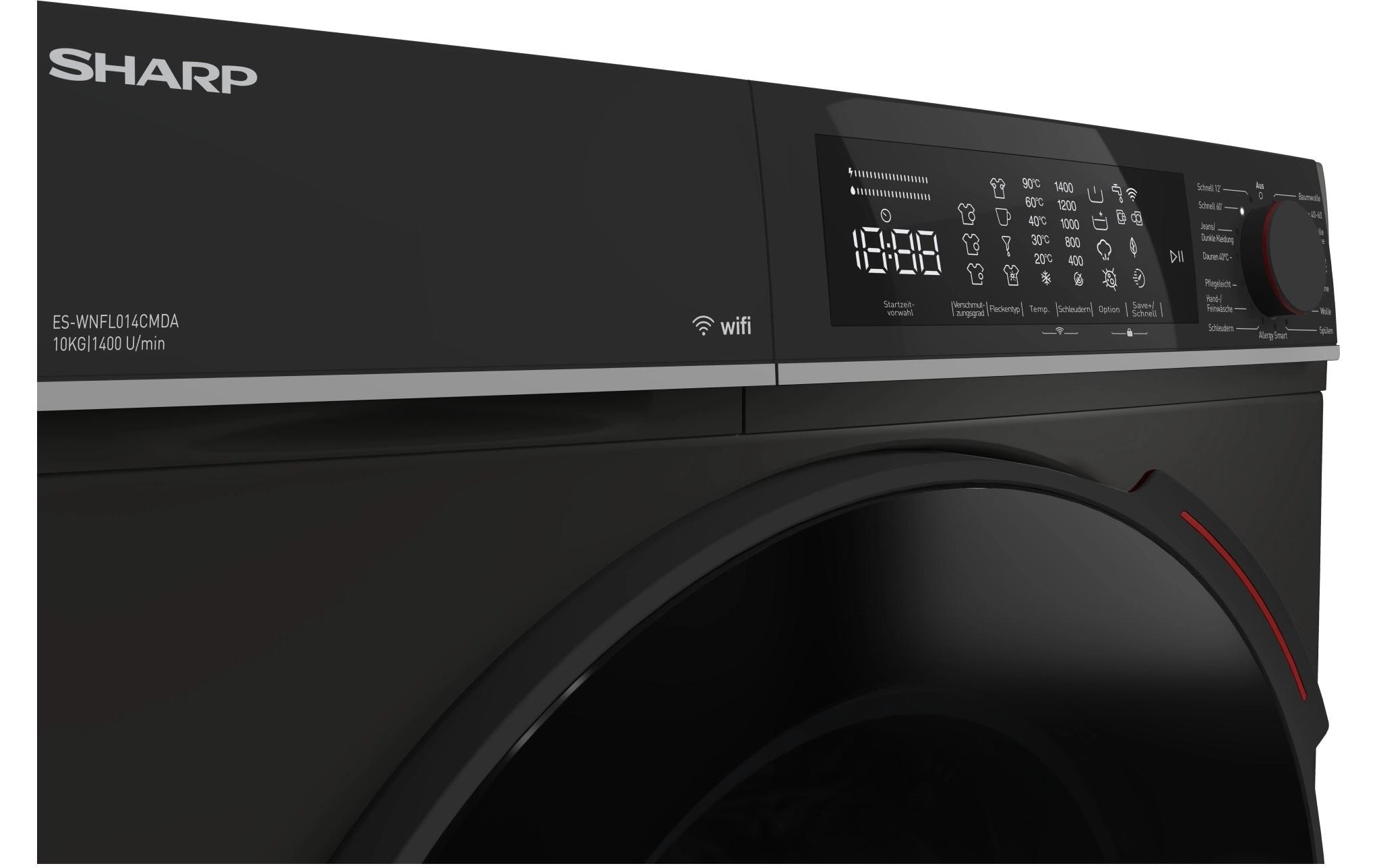   Waschmaschine »ES-WNFL014 cmDA-CH Links« 10 kg 1400 U/min