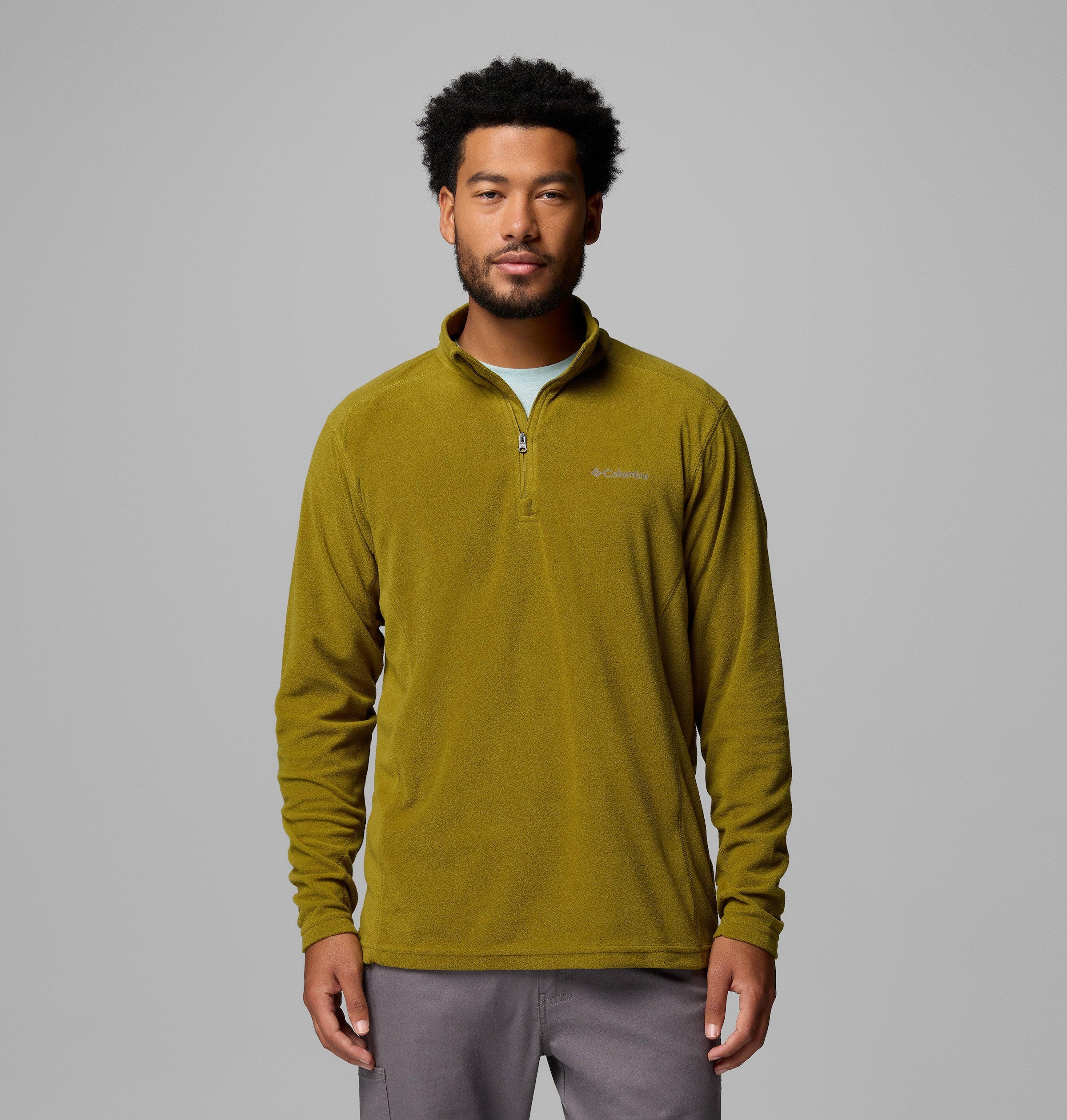 Columbia Pull en polaire »KLAMATH RANGE II HALF ZIP«, mit Stehkragen, für Outdoor-Abenteuer und Wandern, atmungsaktiv
