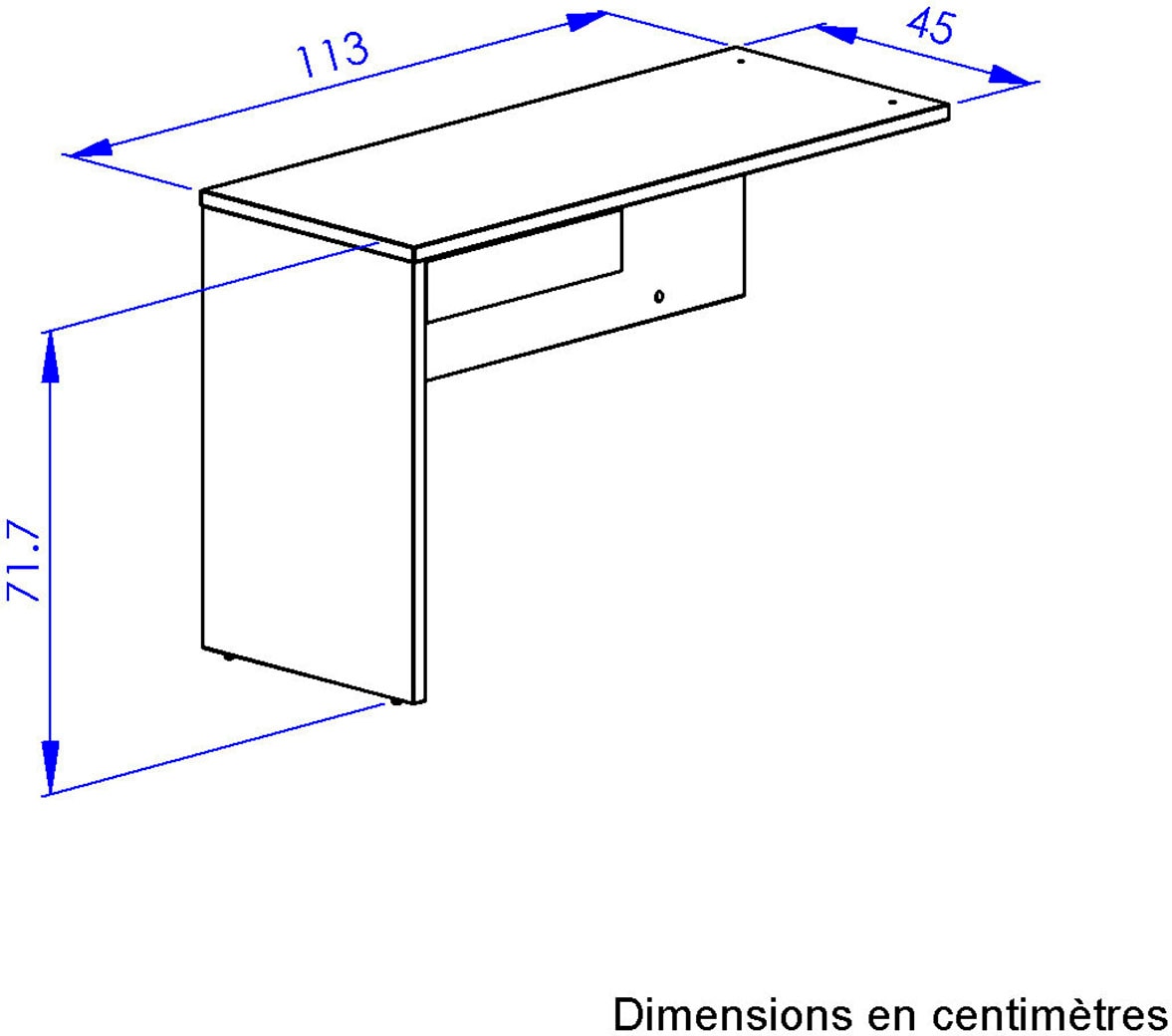 Gami Élément de table »ITALIC« Un bel ajout pour votre bureau