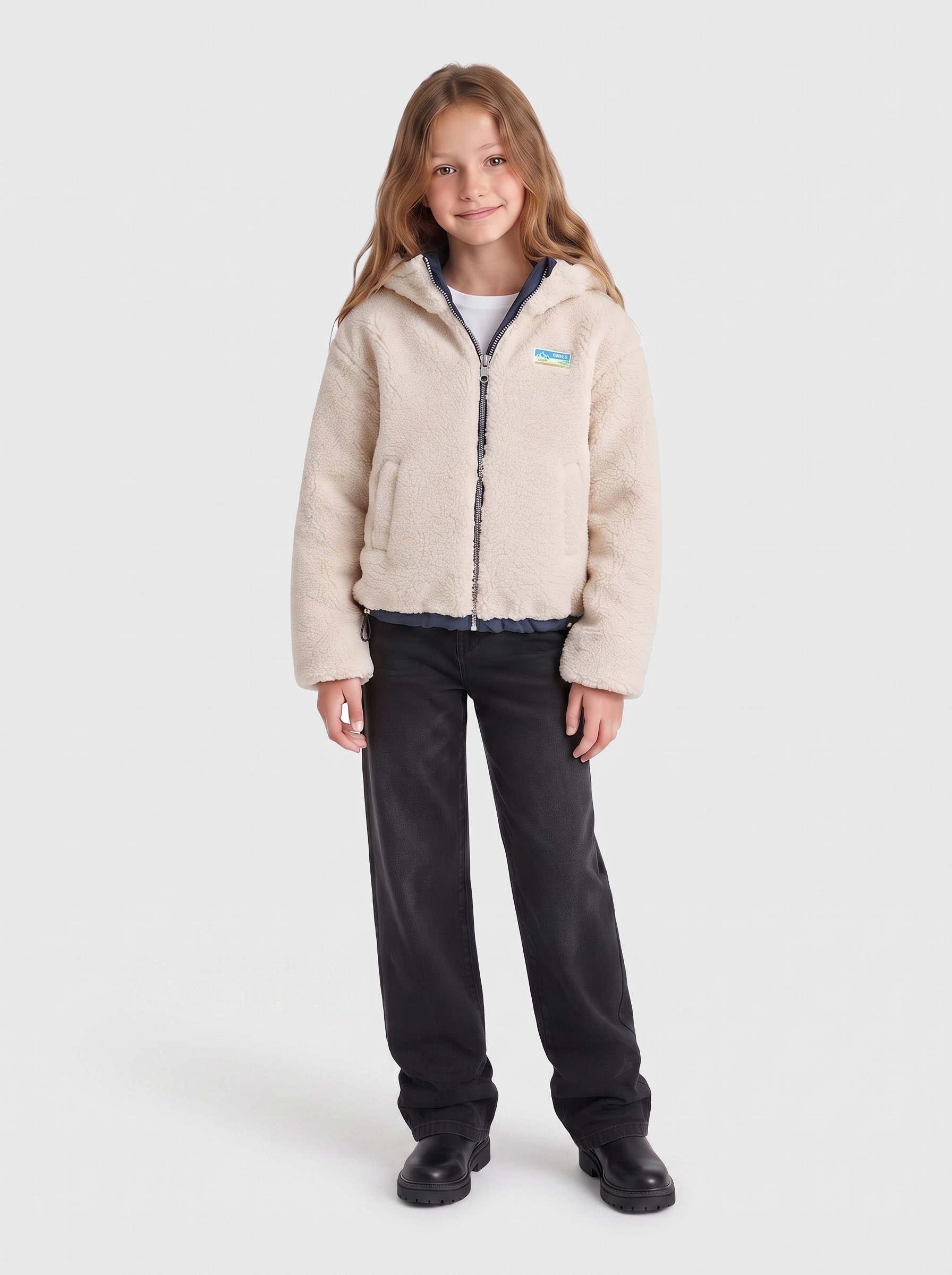 KIDS ONLY Veste réversible »KOGMARIA REVERSIBLE PUFFER JACKET OTW« avec capuche portable en veste peluche ou veste matelassée