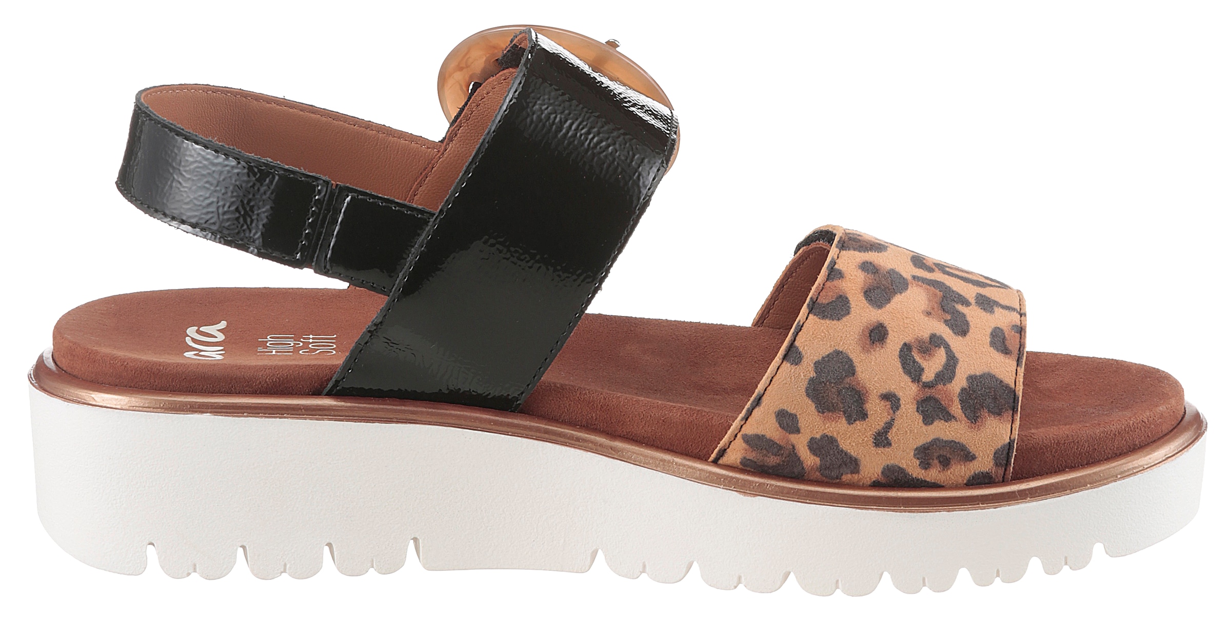 Ara Sandale à lanières »BILBAO«  Keilsandale, Plateausandale mit Klettverschlüssen, G-Weite