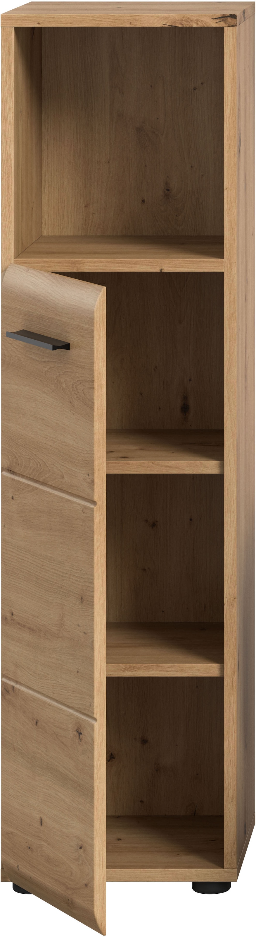 INOSIGN Armoire de rangement »FLORENZ, TOPSELLER!, Höhe 110 cm, 1 Tür, 2 Fachböden, 1 offenes Fach« TOPSELLER!, 1 cuis tlg. Türanschlag wechselbar, hochwertige MDF Front, Badschrank, Bad