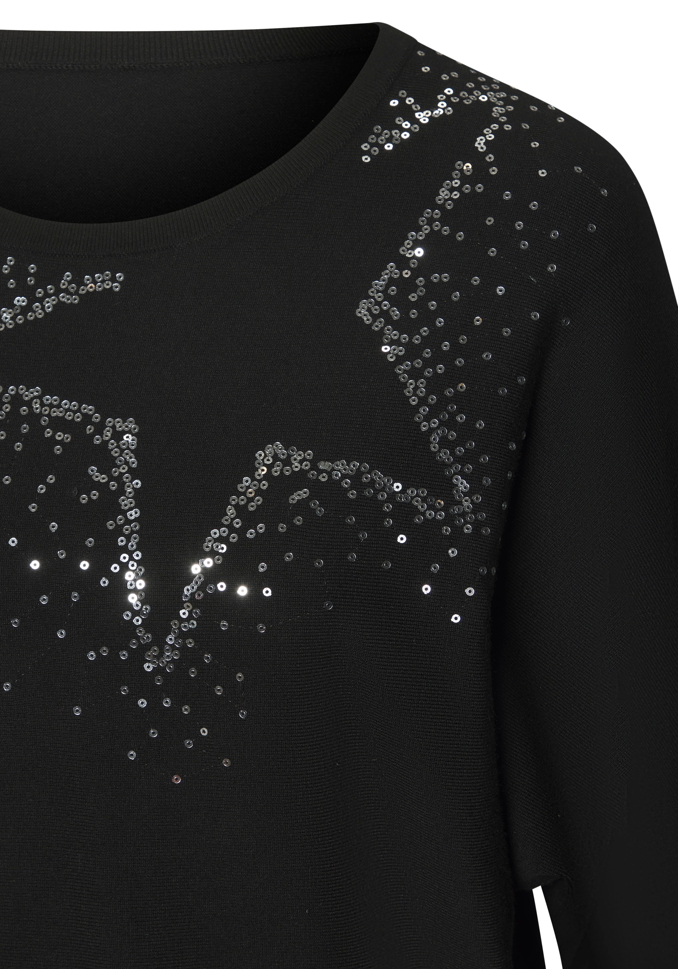 LASCANA »mit Sternendesign aus funkelnden Pailletten« aus weichem Viskose-Strick