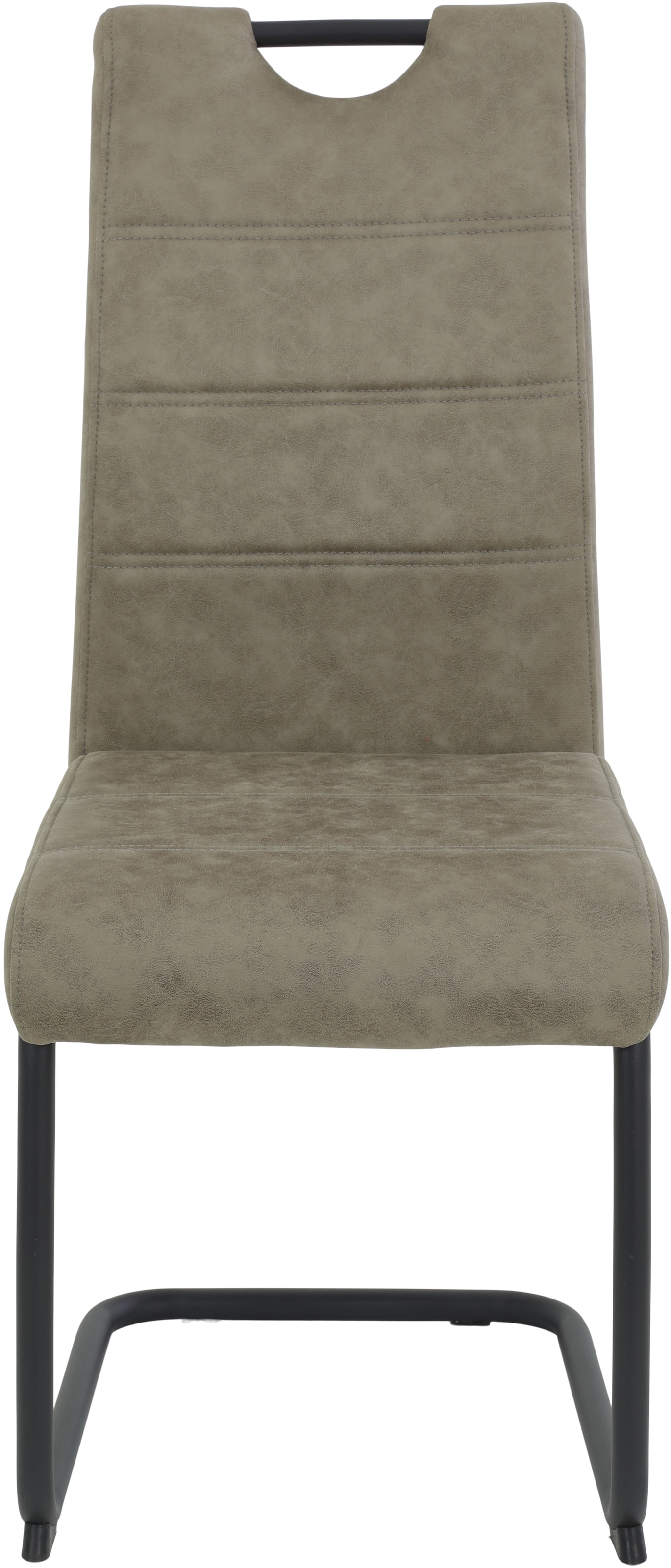 HELA Chaise cantilever »DUNJA« (Set) 4 cuisSchwingstuhl; Vintage Optik; mit Griff; Rundrohrgestell