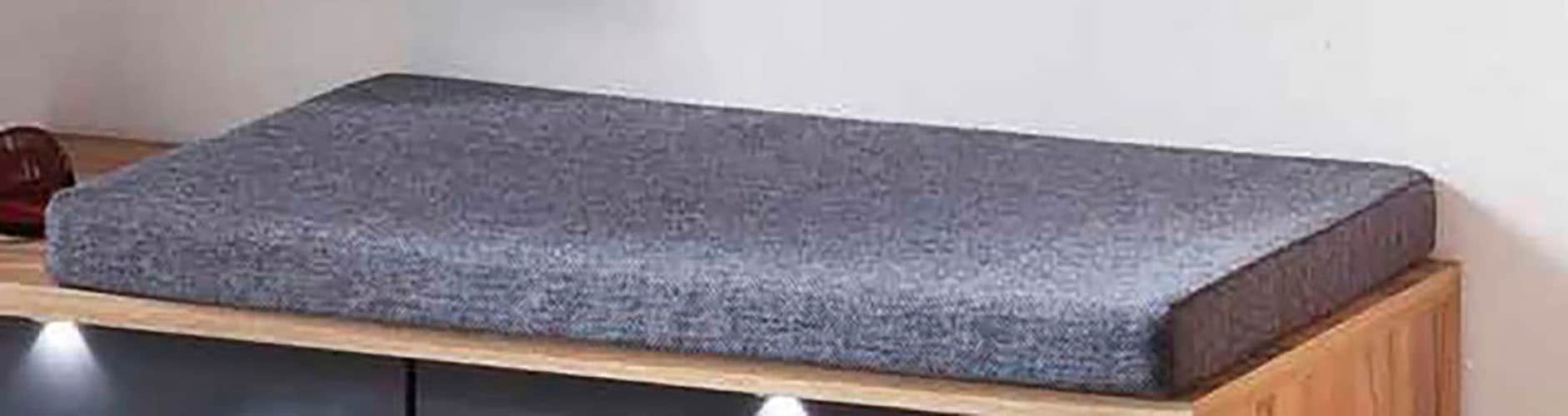 Home affaire Sitzauflage »Graz« Masse (B/H/T in cm): (49/5/32) - Farbe Grau