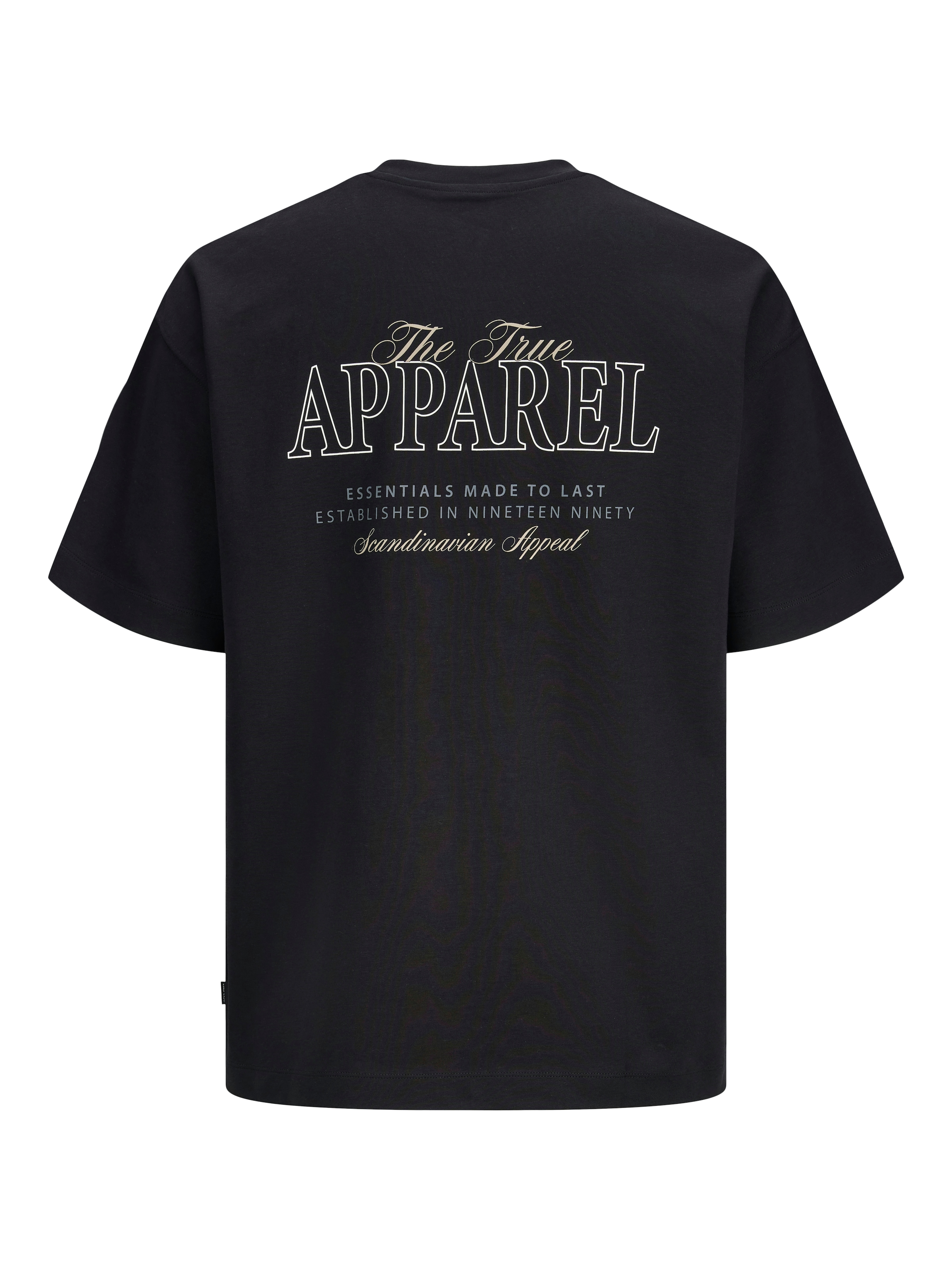 Jack & Jones T-shirt »JJEBARRON STUDIO TEE SS O-NECK SN« mélange de coton, coupe ample
