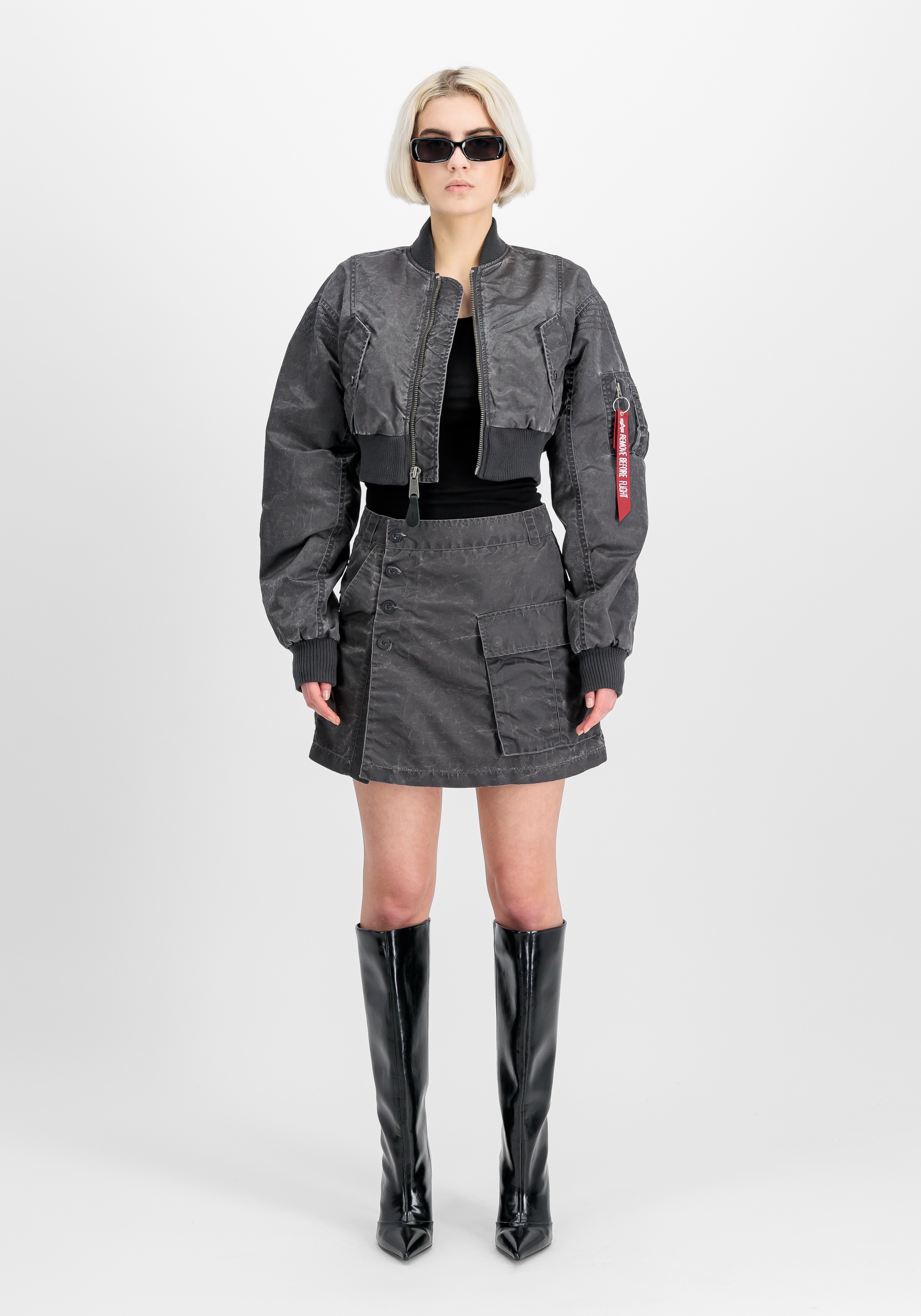 Alpha Industries Bomberjacke »MA-1 Vintage Cropped Light W«