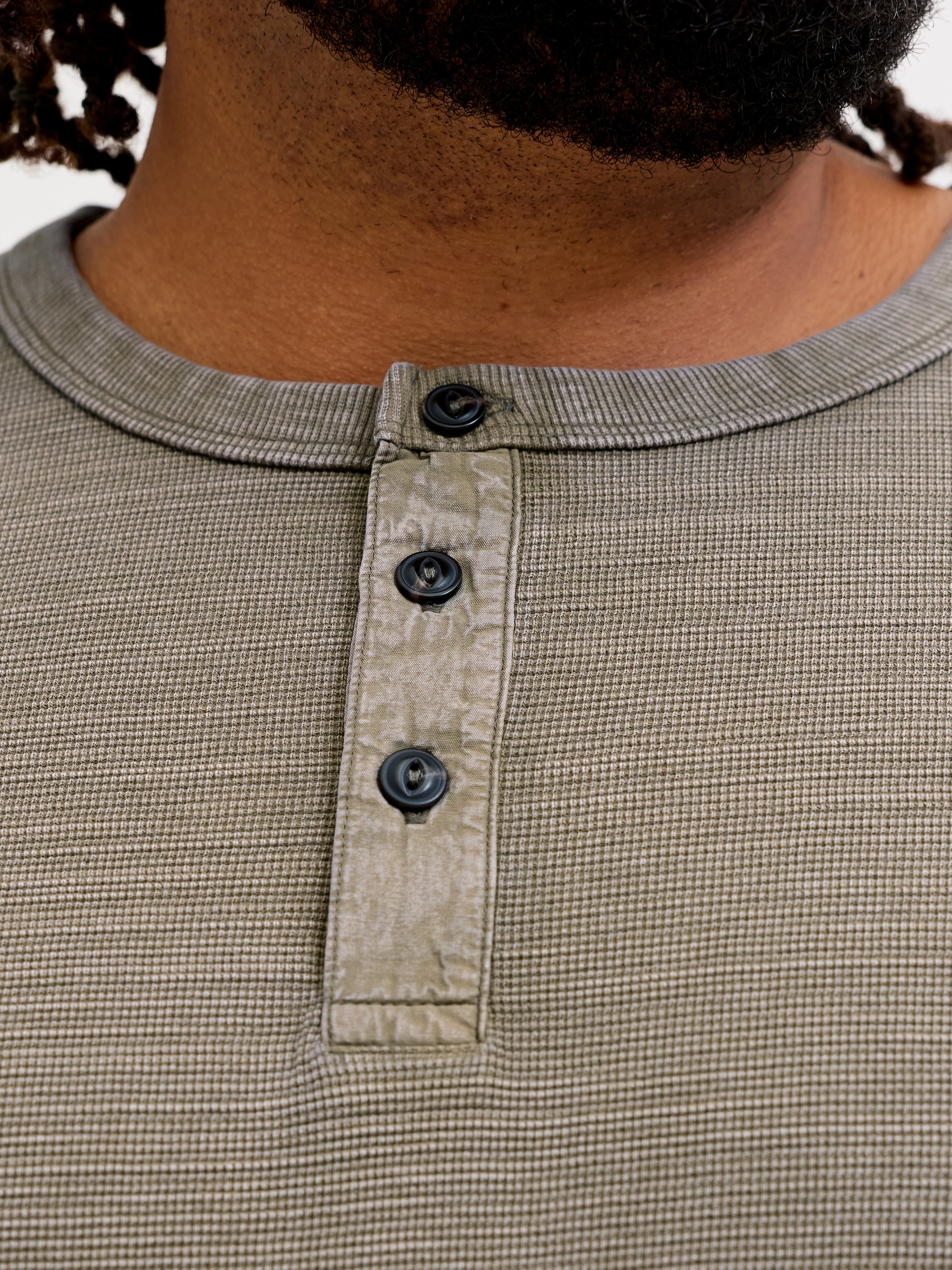 Jack & Jones PlusSize Langarmshirt »JPRBLUAARON LS HENLEY TEE PLS« Baumwollmischung, regular fit