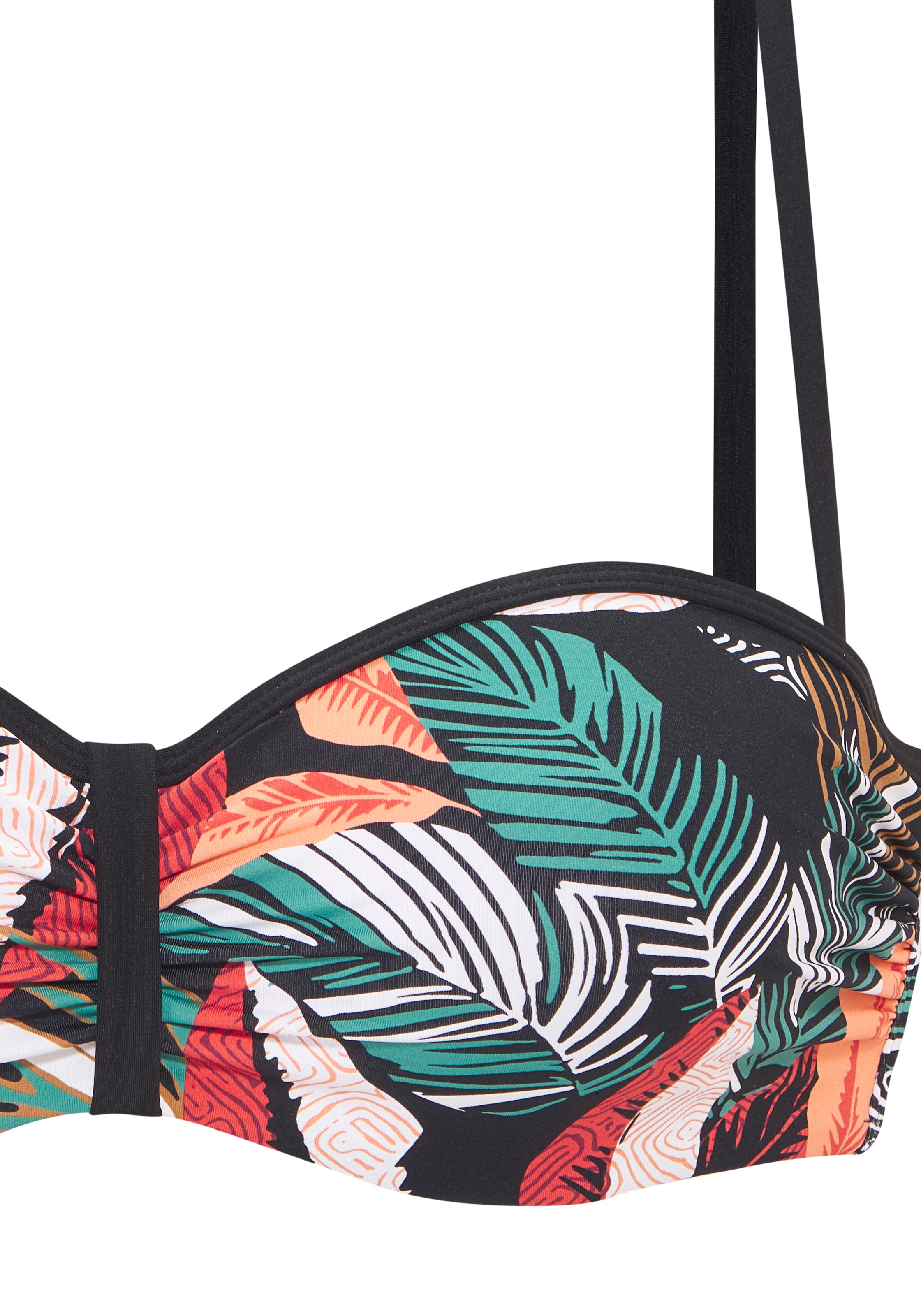 Sunseeker Top bikini bandeau à armatures »Marla« avec détails contrastés