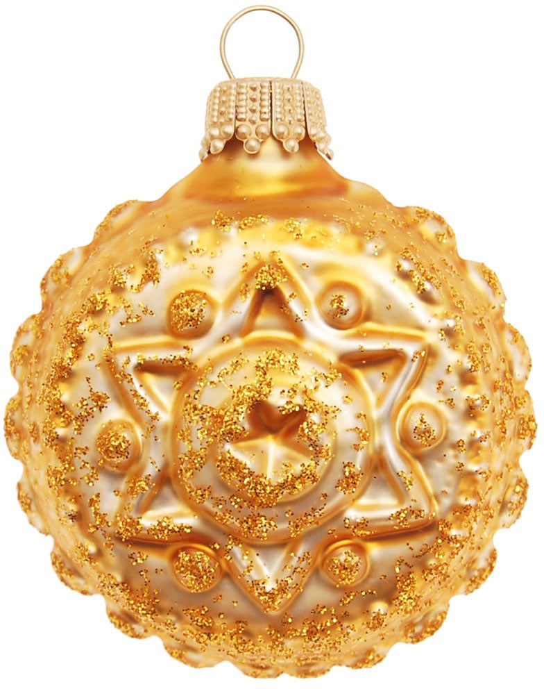 Krebs Glas Lauscha Décorations pour l'arbre de Noël »Glaskugelformen, Breite ca. 5 cm« décoration de Noël, boules de Noël en verre, boule de sapin de Noël