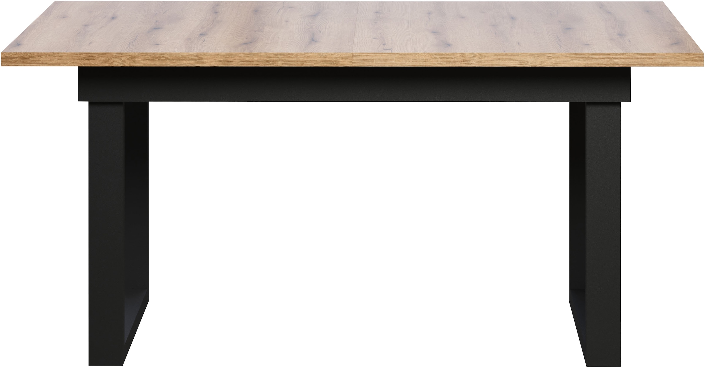 INOSIGN Table de salle à manger »Valencia« 1 cuis tlg. Synchroauszug; Metallkufen, ausziehbar auf 200 cm