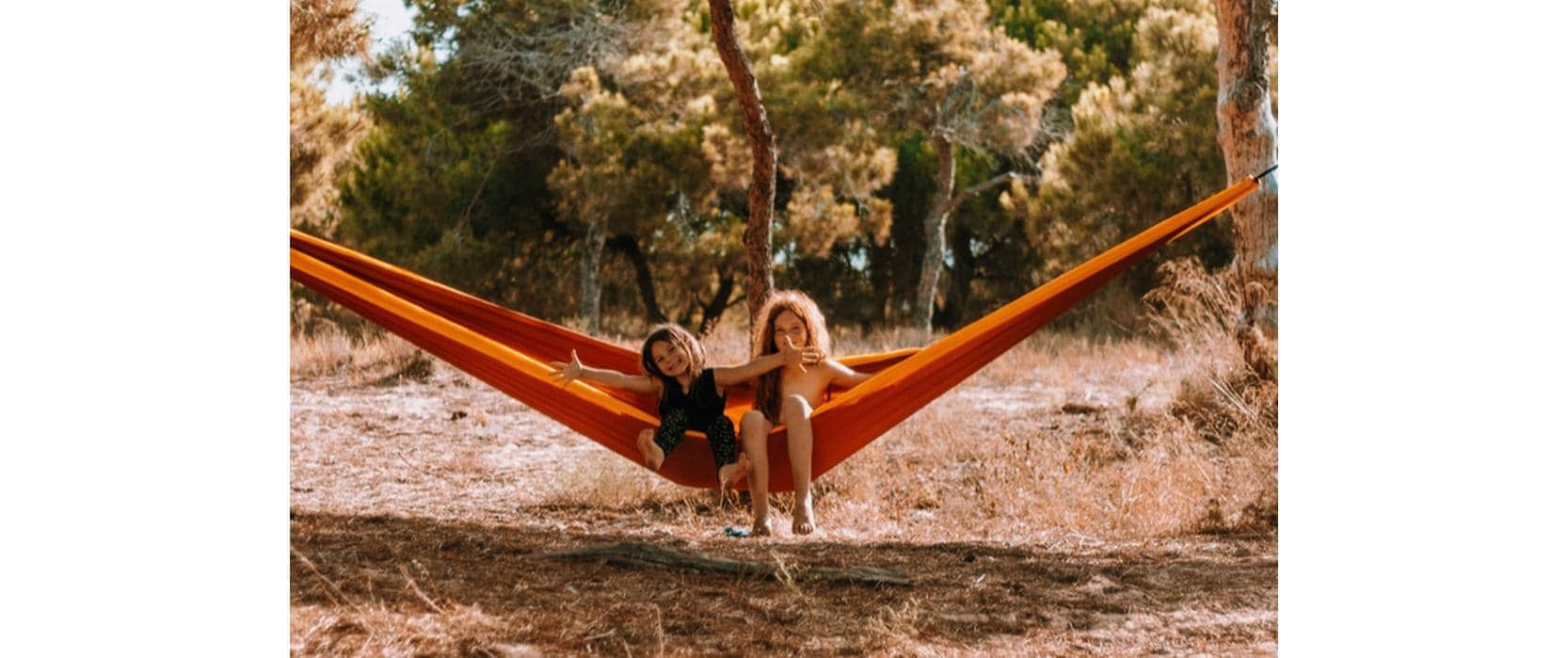   Hängematte »ticket to the moon Honey Moon Hammock Dark Green« Robuste Nylon-Hängematte für zwei Personen